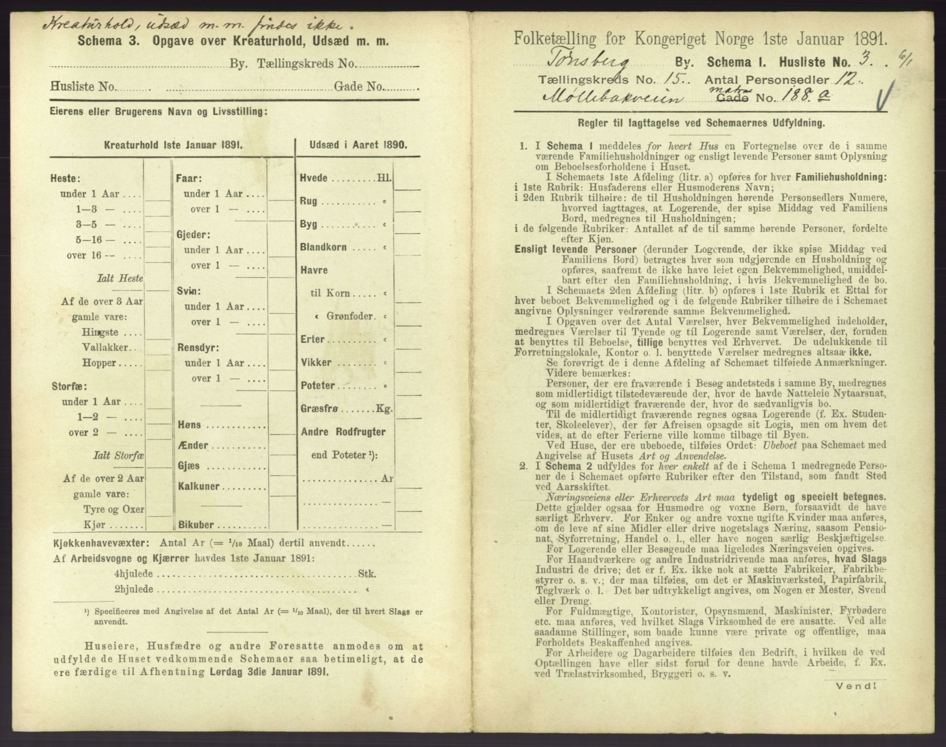 RA, 1891 census for 0705 Tønsberg, 1891, p. 552