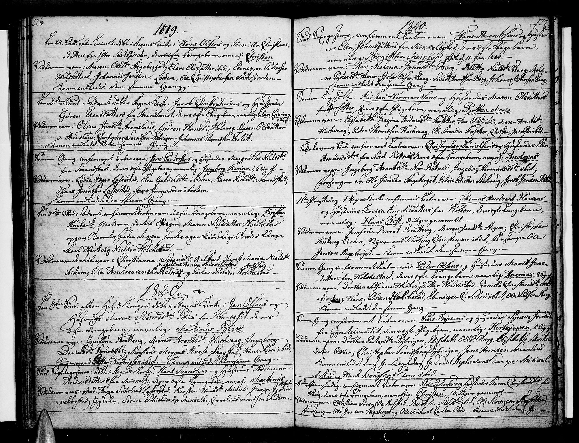 Ministerialprotokoller, klokkerbøker og fødselsregistre - Nordland, AV/SAT-A-1459/855/L0797: Parish register (official) no. 855A05, 1800-1820, p. 226-227