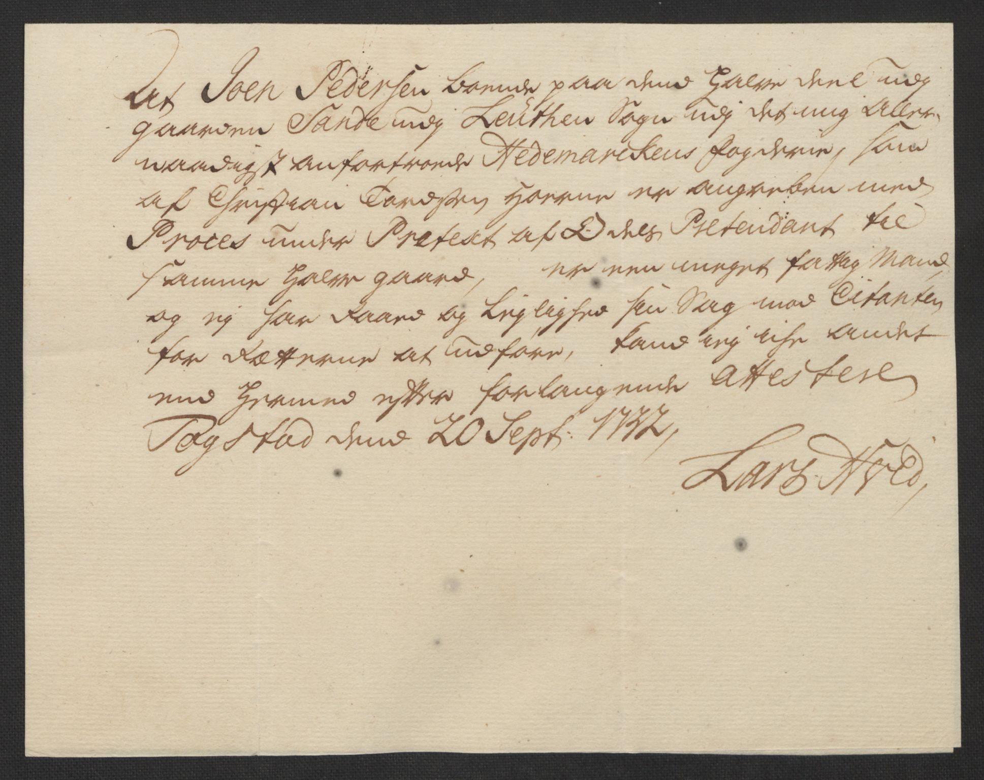 Stattholderembetet 1572-1771, AV/RA-EA-2870/Ef/L0106: Brev fra embetsmenn og andre, 1730-1732, p. 258