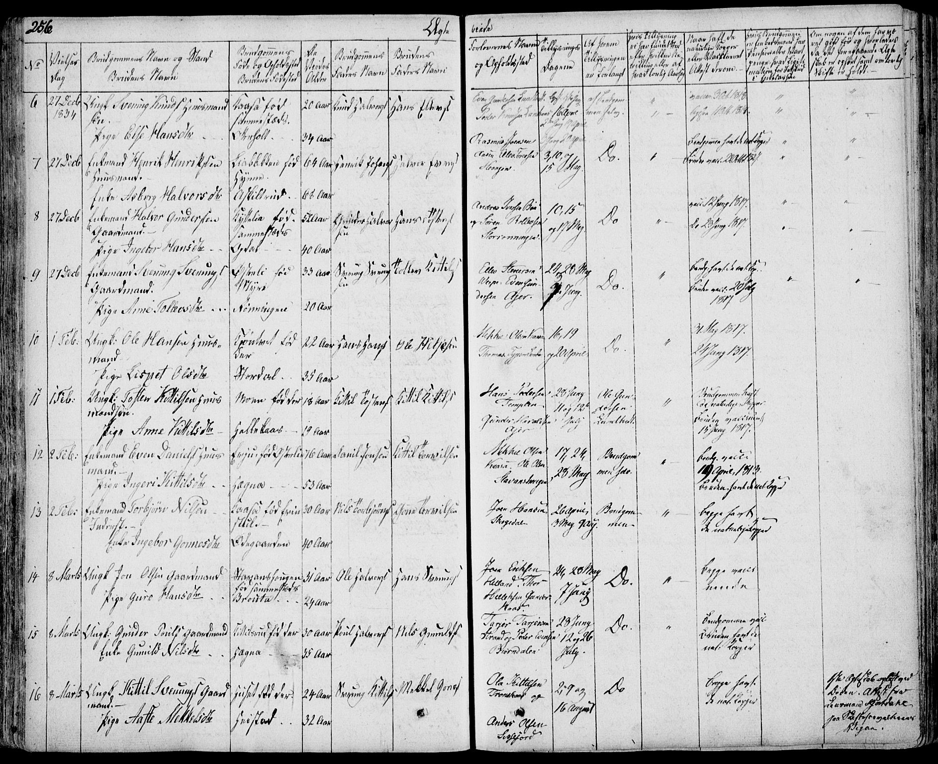 Bø kirkebøker, AV/SAKO-A-257/F/Fa/L0007: Parish register (official) no. 7, 1831-1848, p. 256