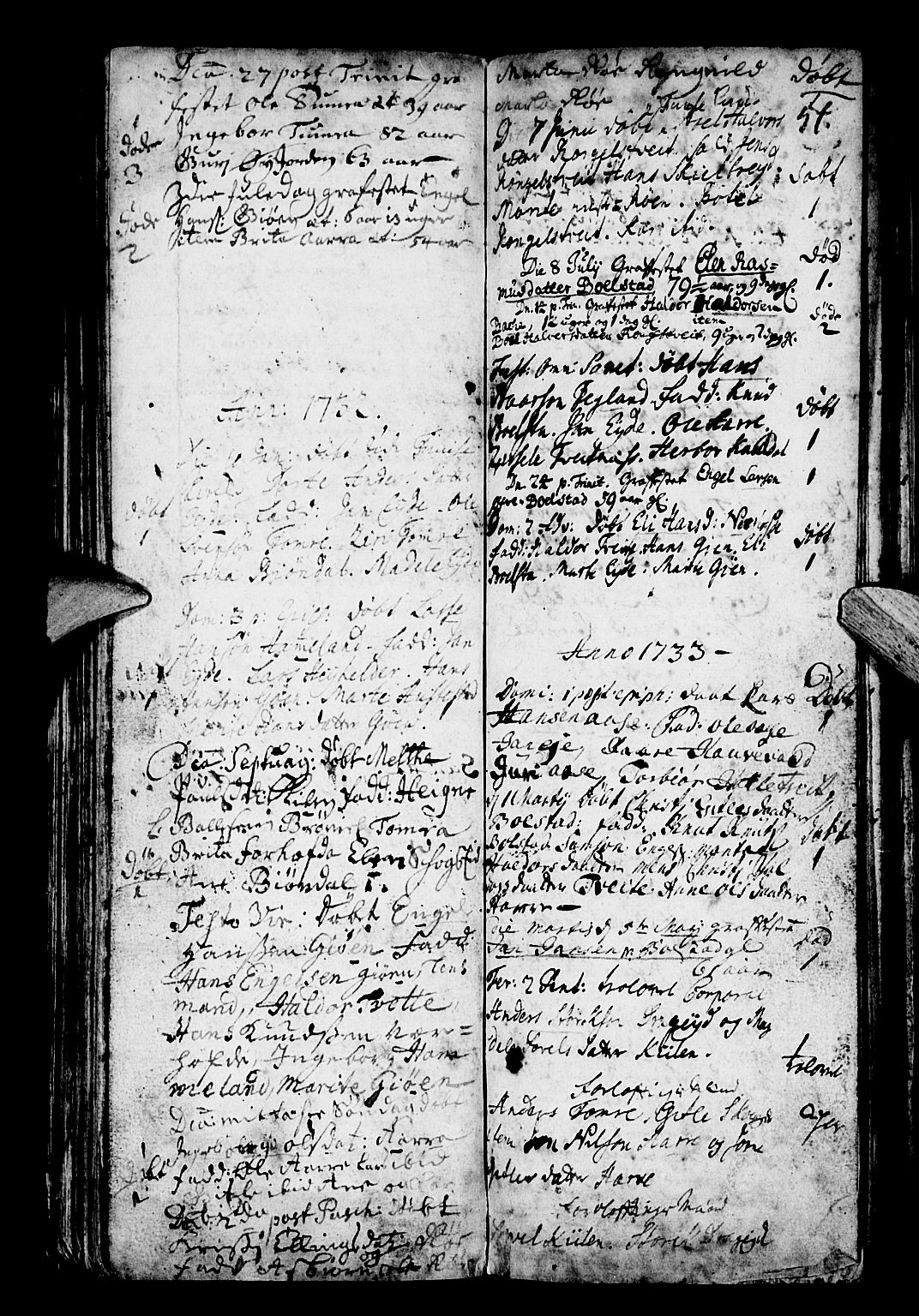 Os sokneprestembete, SAB/A-99929: Parish register (official) no. A 3, 1669-1760, p. 54