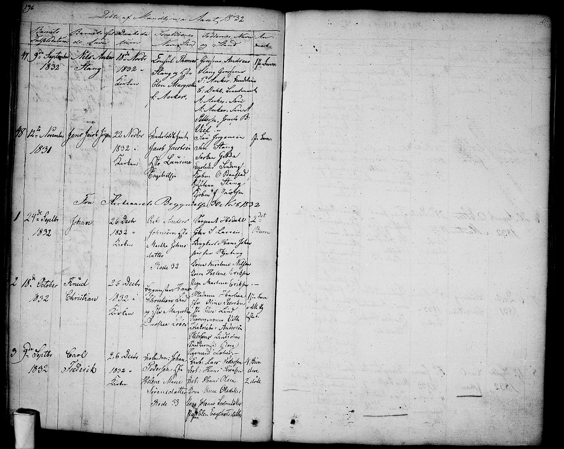 Halden prestekontor Kirkebøker, SAO/A-10909/F/Fa/L0004: Parish register (official) no. I 4, 1823-1834, p. 196