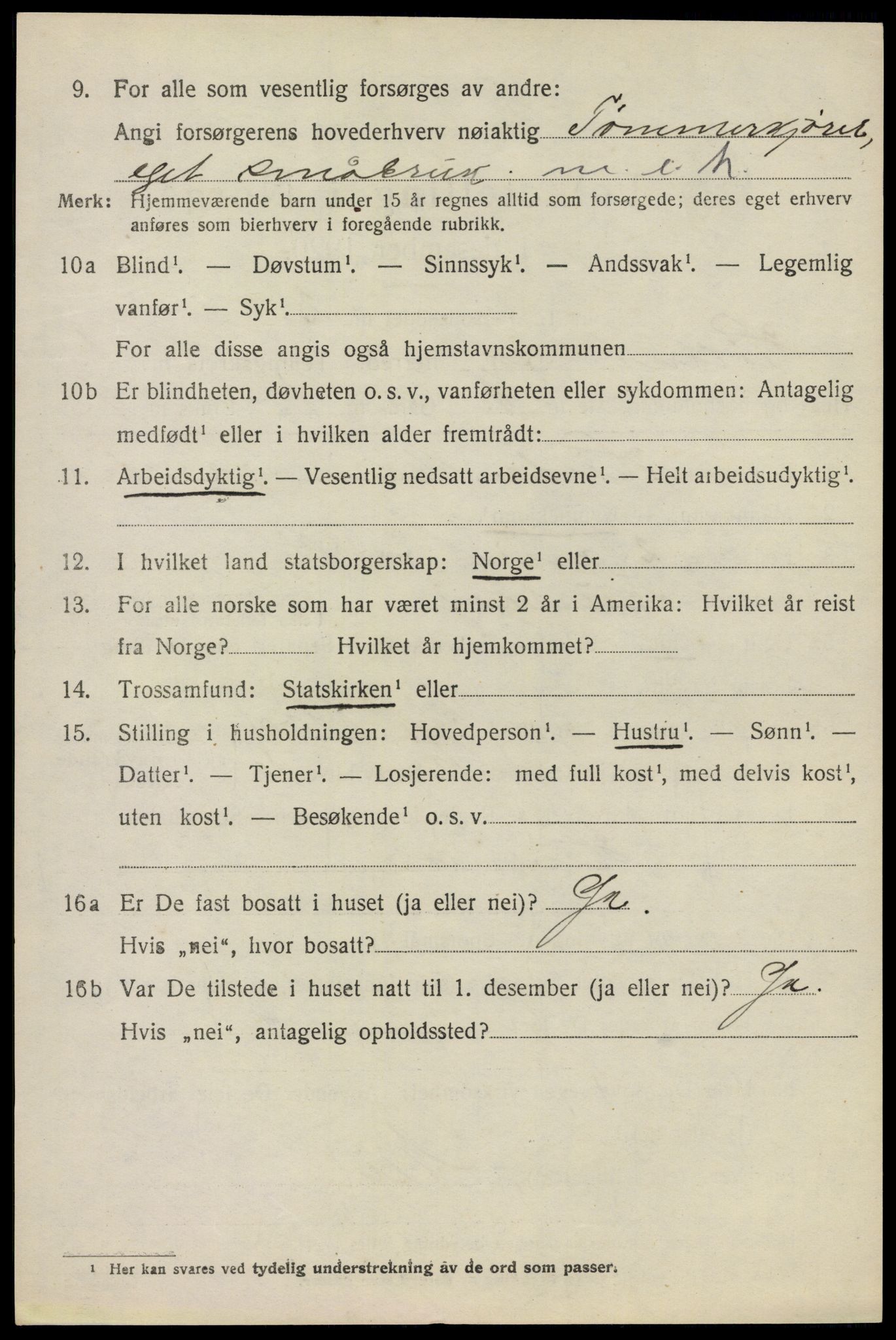 SAO, 1920 census for Høland, 1920, p. 2048