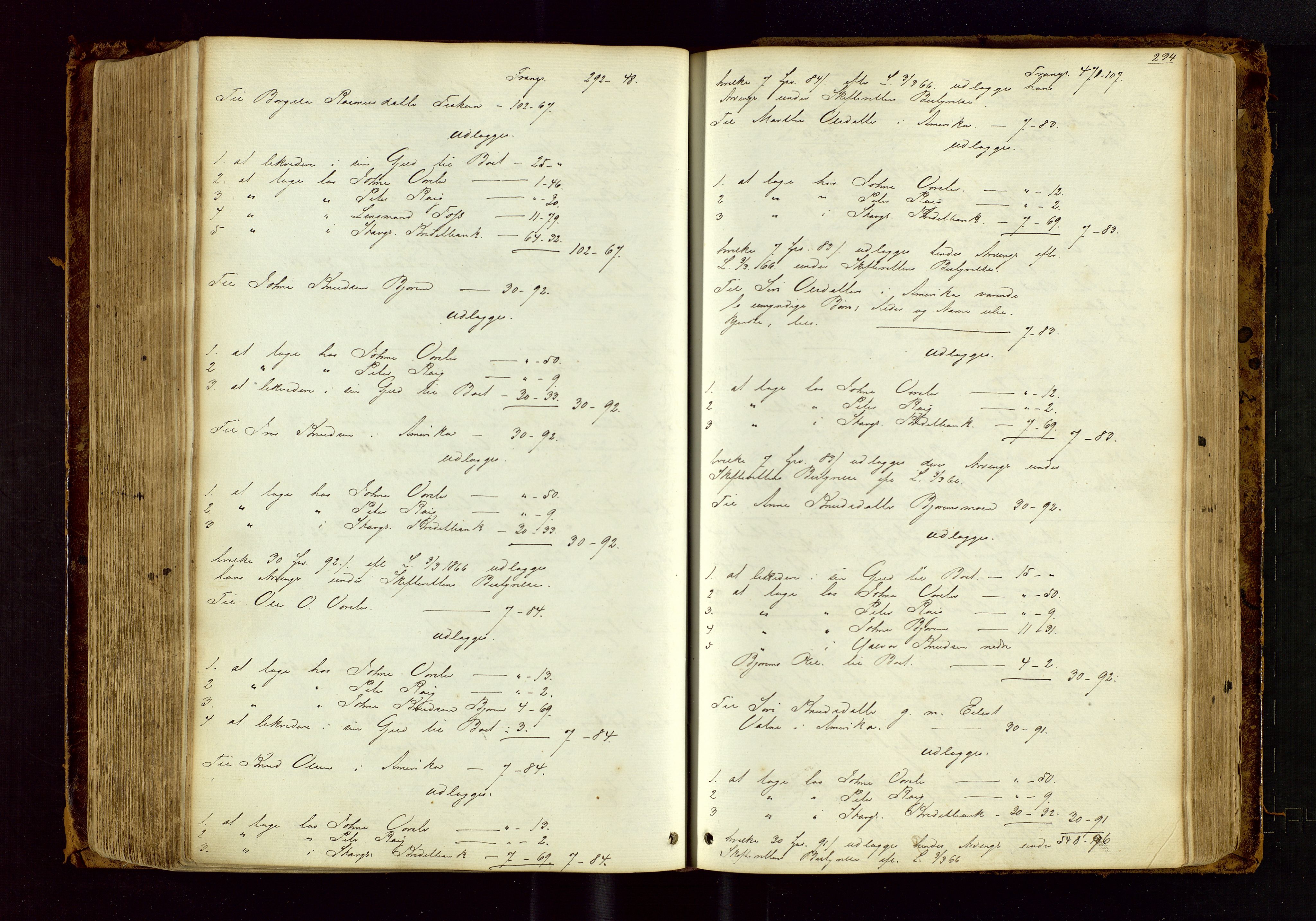 Ryfylke tingrett, AV/SAST-A-100055/001/IV/IVF/L0010: Skifteforhandlingsprotokoll C1 Strand og Finnøy, 1856-1883, p. 294