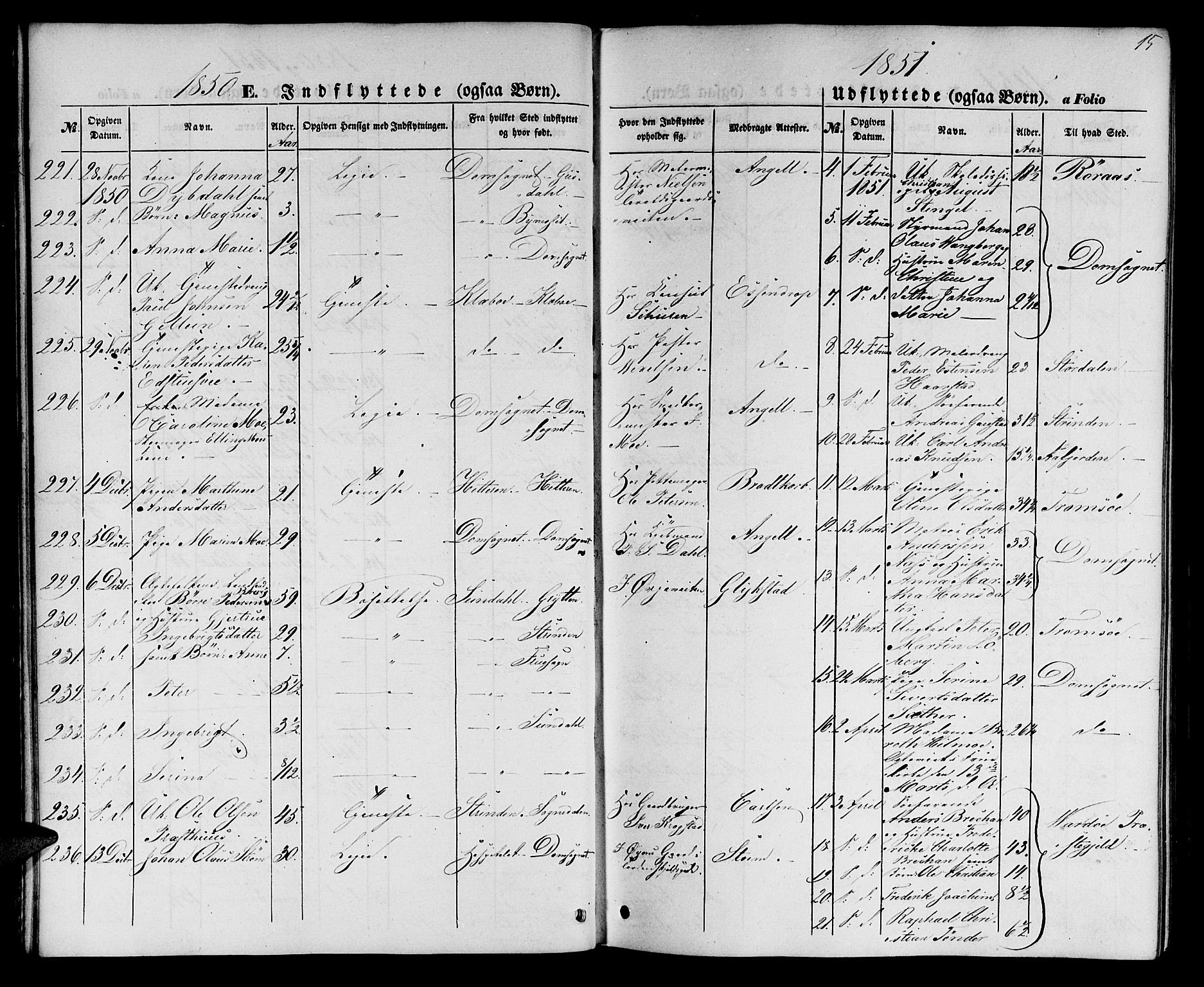 Ministerialprotokoller, klokkerbøker og fødselsregistre - Sør-Trøndelag, SAT/A-1456/602/L0113: Parish register (official) no. 602A11, 1849-1861, p. 15