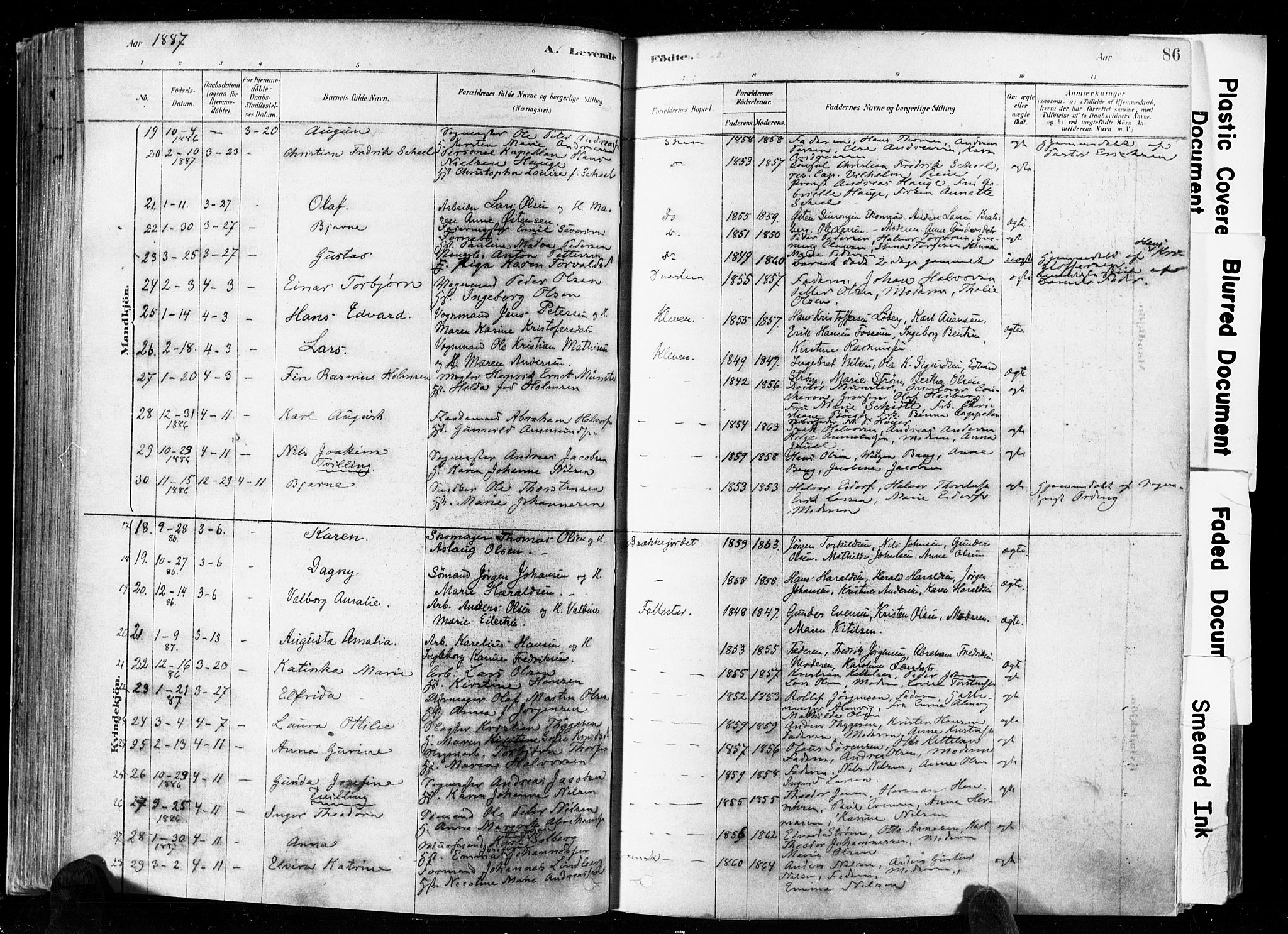 Skien kirkebøker, AV/SAKO-A-302/F/Fa/L0009: Parish register (official) no. 9, 1878-1890, p. 86