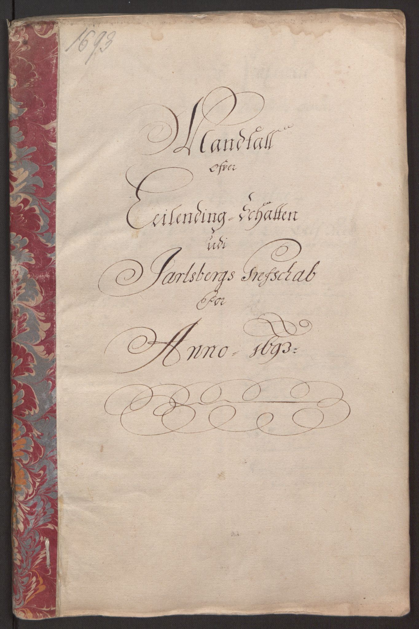 Rentekammeret inntil 1814, Reviderte regnskaper, Fogderegnskap, RA/EA-4092/R32/L1866: Fogderegnskap Jarlsberg grevskap, 1693, p. 29