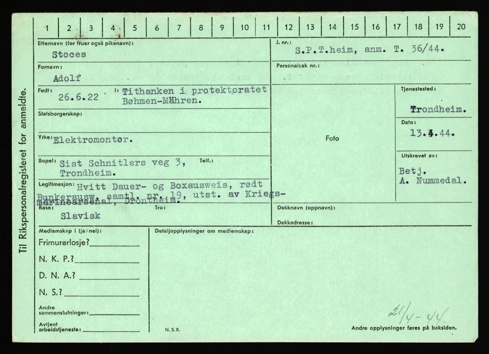 Statspolitiet - Hovedkontoret / Osloavdelingen, AV/RA-S-1329/C/Ca/L0014: Seterlien - Svartås, 1943-1945, p. 3704