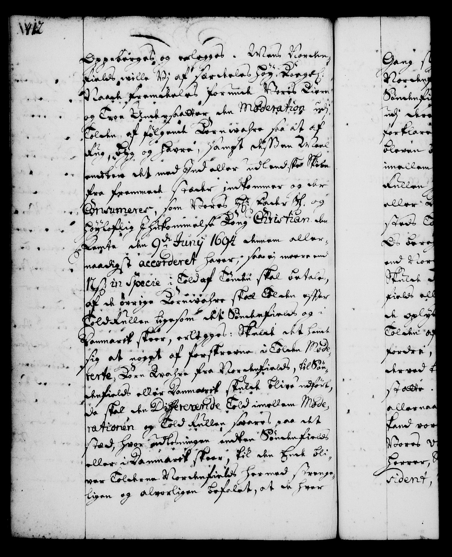 Rentekammeret, Kammerkanselliet, RA/EA-3111/G/Gg/Gga/L0001: Norsk ekspedisjonsprotokoll med register (merket RK 53.1), 1720-1723, p. 412
