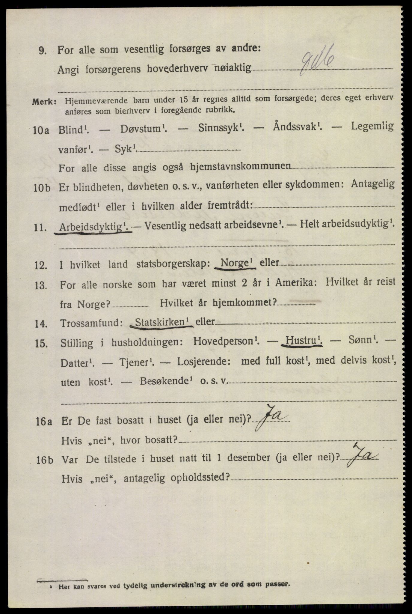 SAKO, 1920 census for Gjerpen, 1920, p. 13575