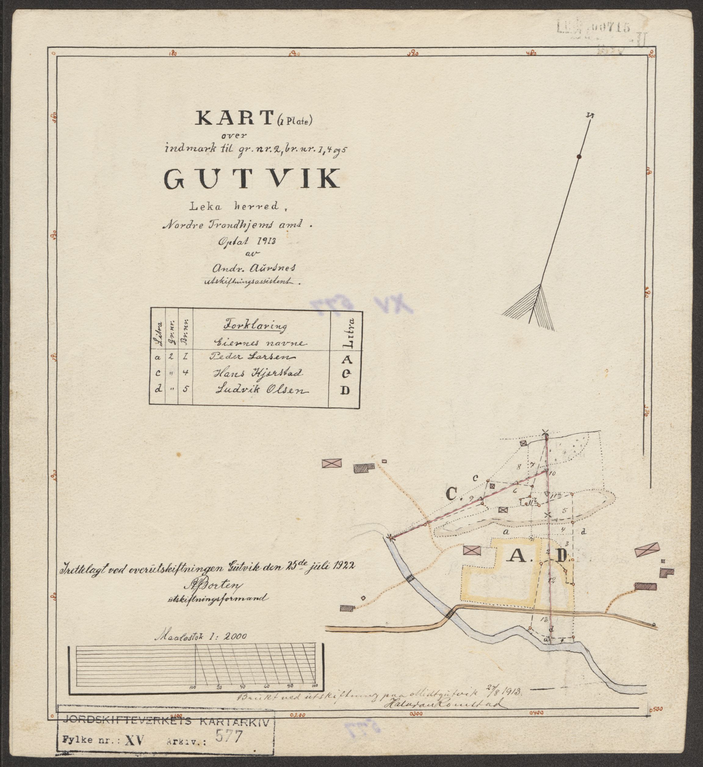 Jordskifteverkets kartarkiv, AV/RA-S-3929/T, 1859-1988, p. 749