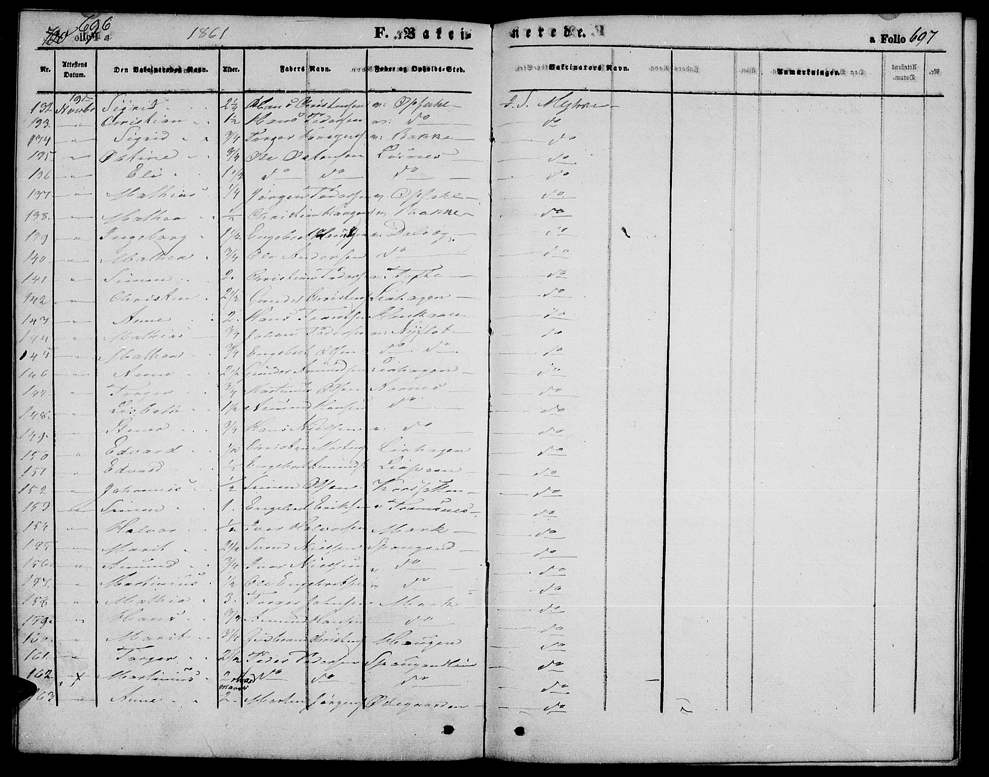 Ringebu prestekontor, AV/SAH-PREST-082/H/Ha/Hab/L0003: Parish register (copy) no. 3, 1854-1866, p. 696-697