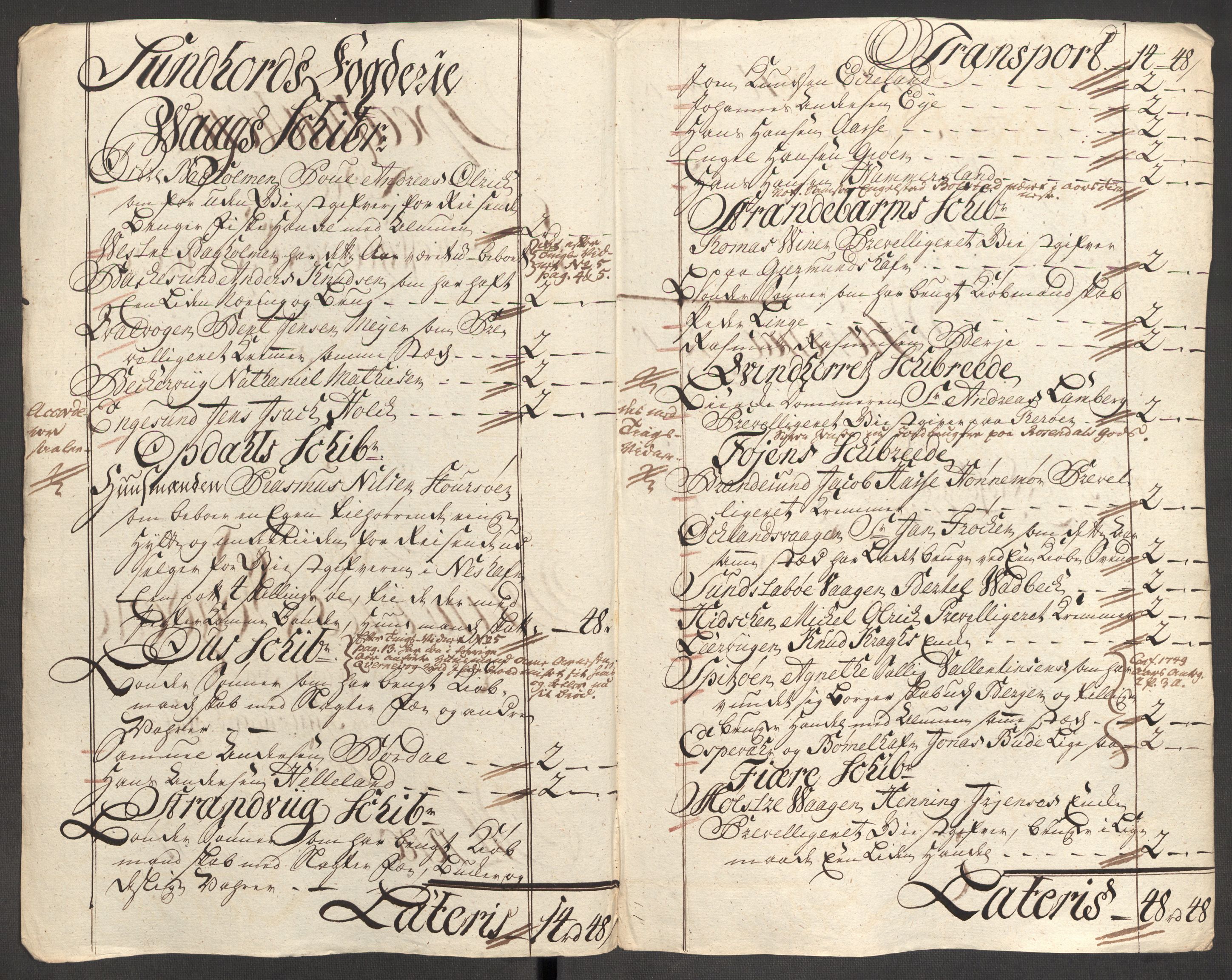 Rentekammeret inntil 1814, Reviderte regnskaper, Fogderegnskap, RA/EA-4092/R48/L3056: Fogderegnskap Sunnhordland og Hardanger, 1751, p. 142