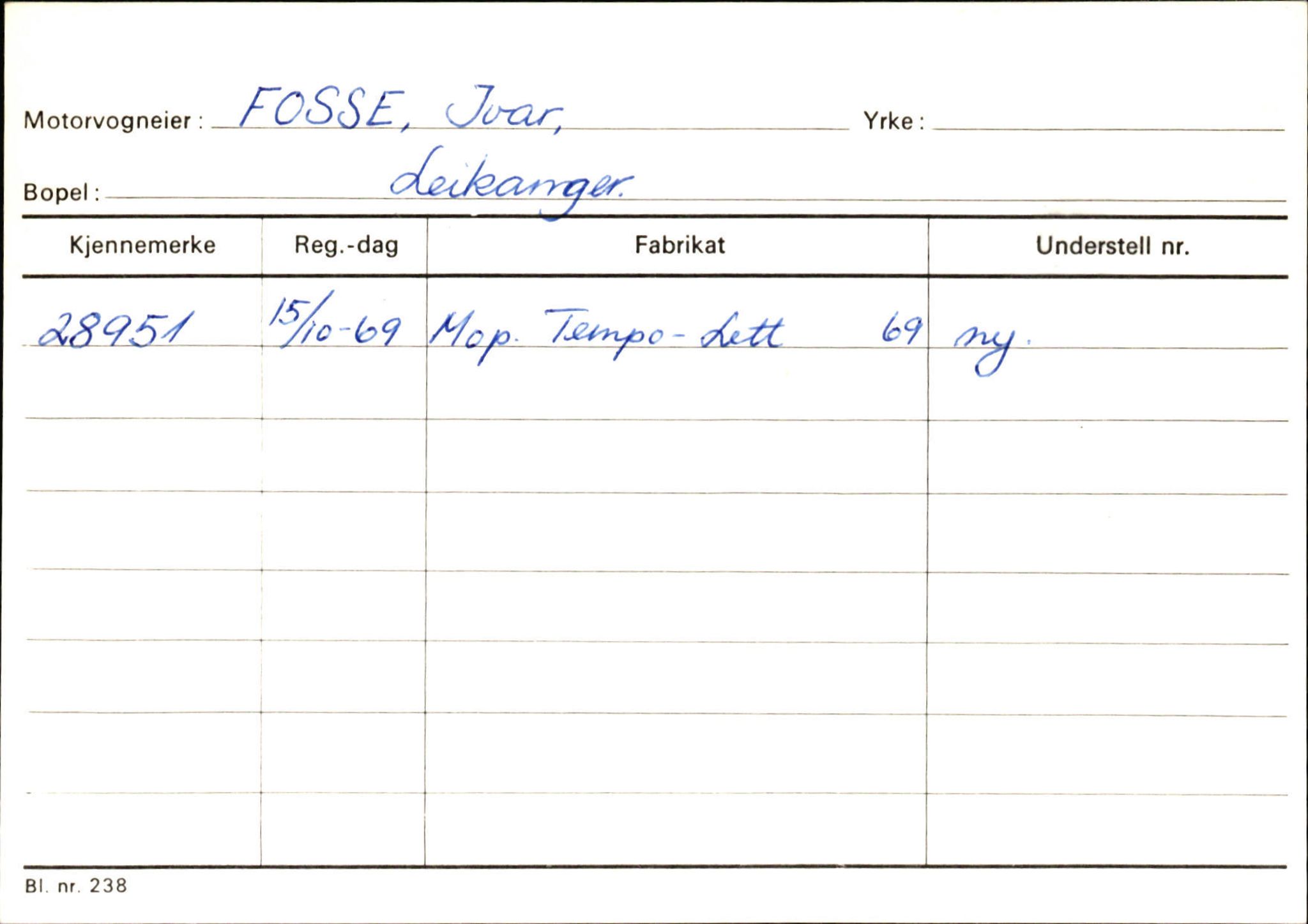 Statens vegvesen, Sogn og Fjordane vegkontor, SAB/A-5301/4/F/L0126: Eigarregister Fjaler M-Å. Leikanger A-Å, 1945-1975, p. 1140