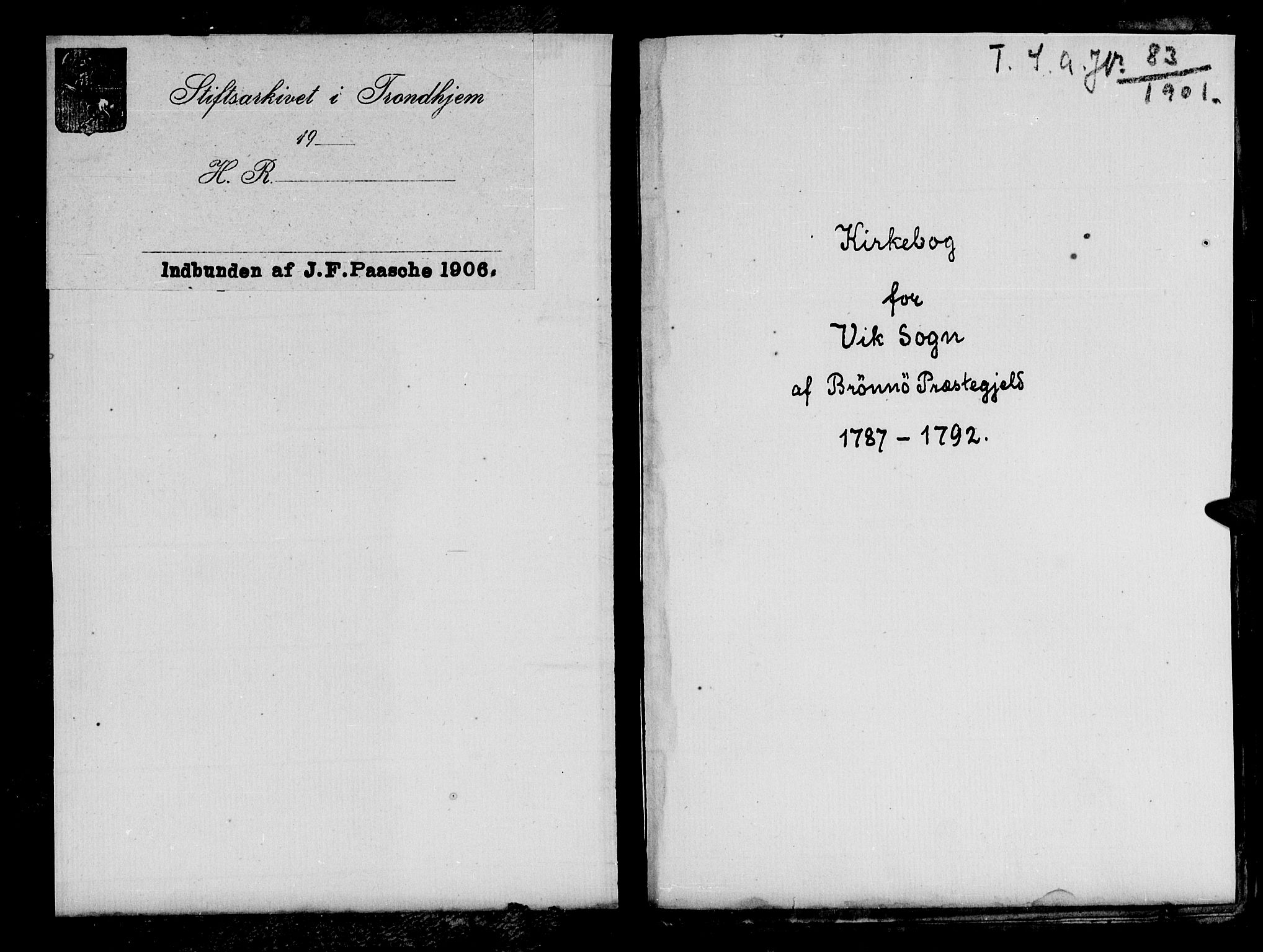 Ministerialprotokoller, klokkerbøker og fødselsregistre - Nordland, SAT/A-1459/812/L0183: Parish register (copy) no. 812C01, 1787-1793