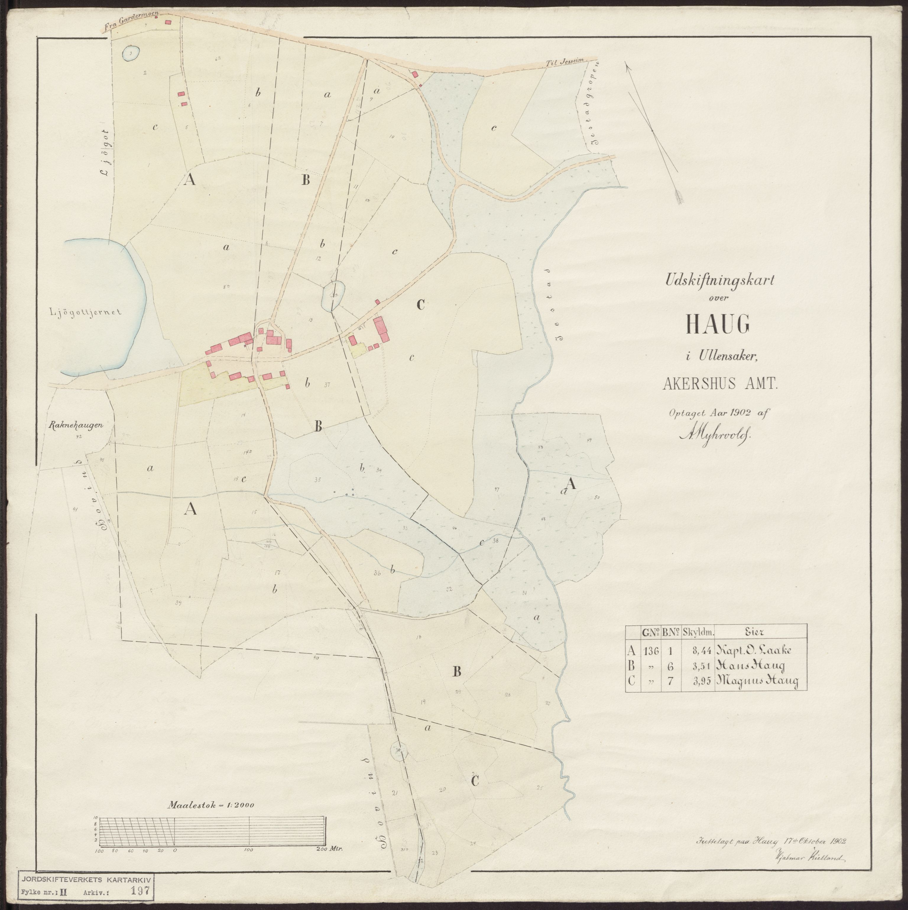 Jordskifteverkets kartarkiv, AV/RA-S-3929/T, 1859-1988, p. 264