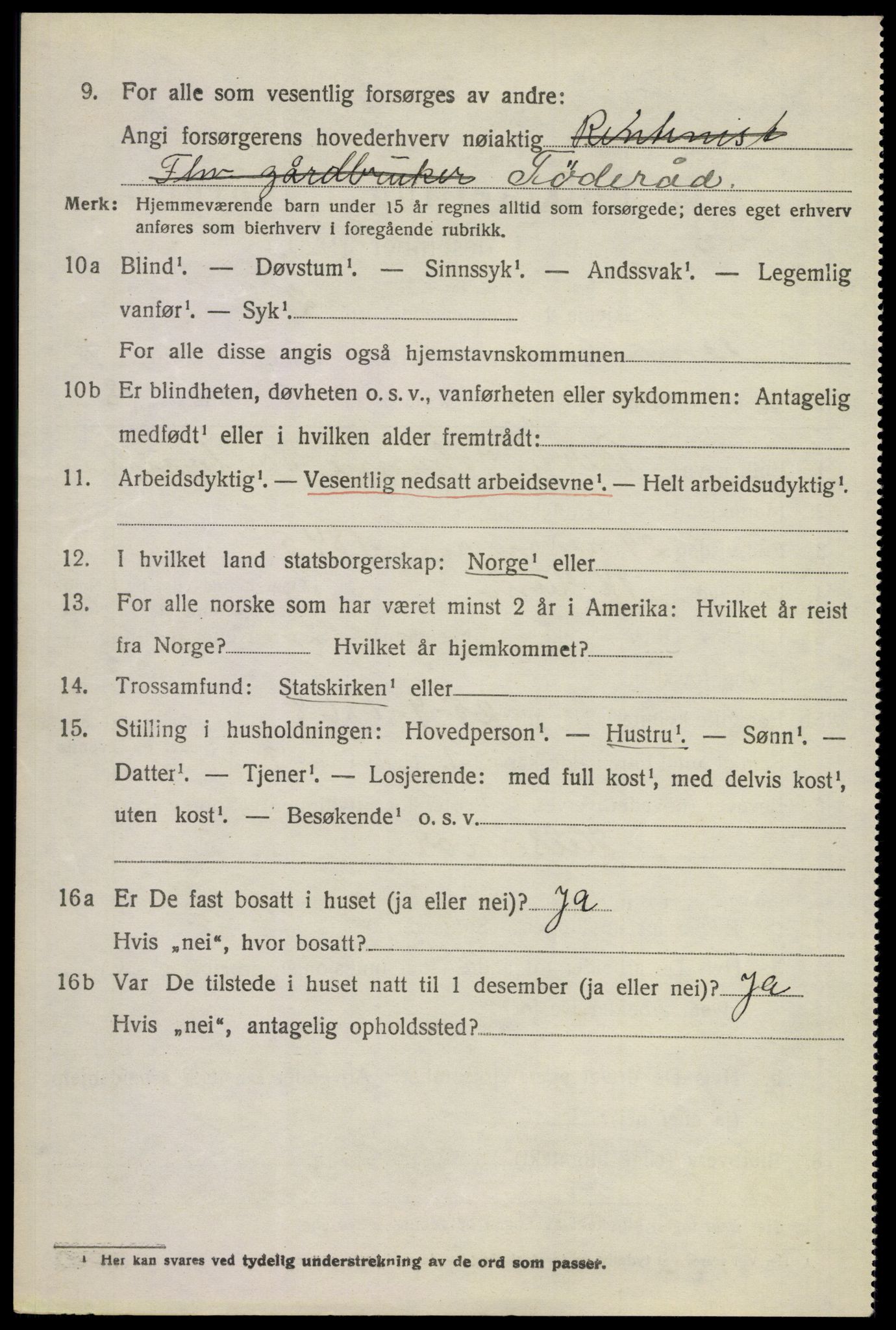 SAKO, 1920 census for Modum, 1920, p. 20204