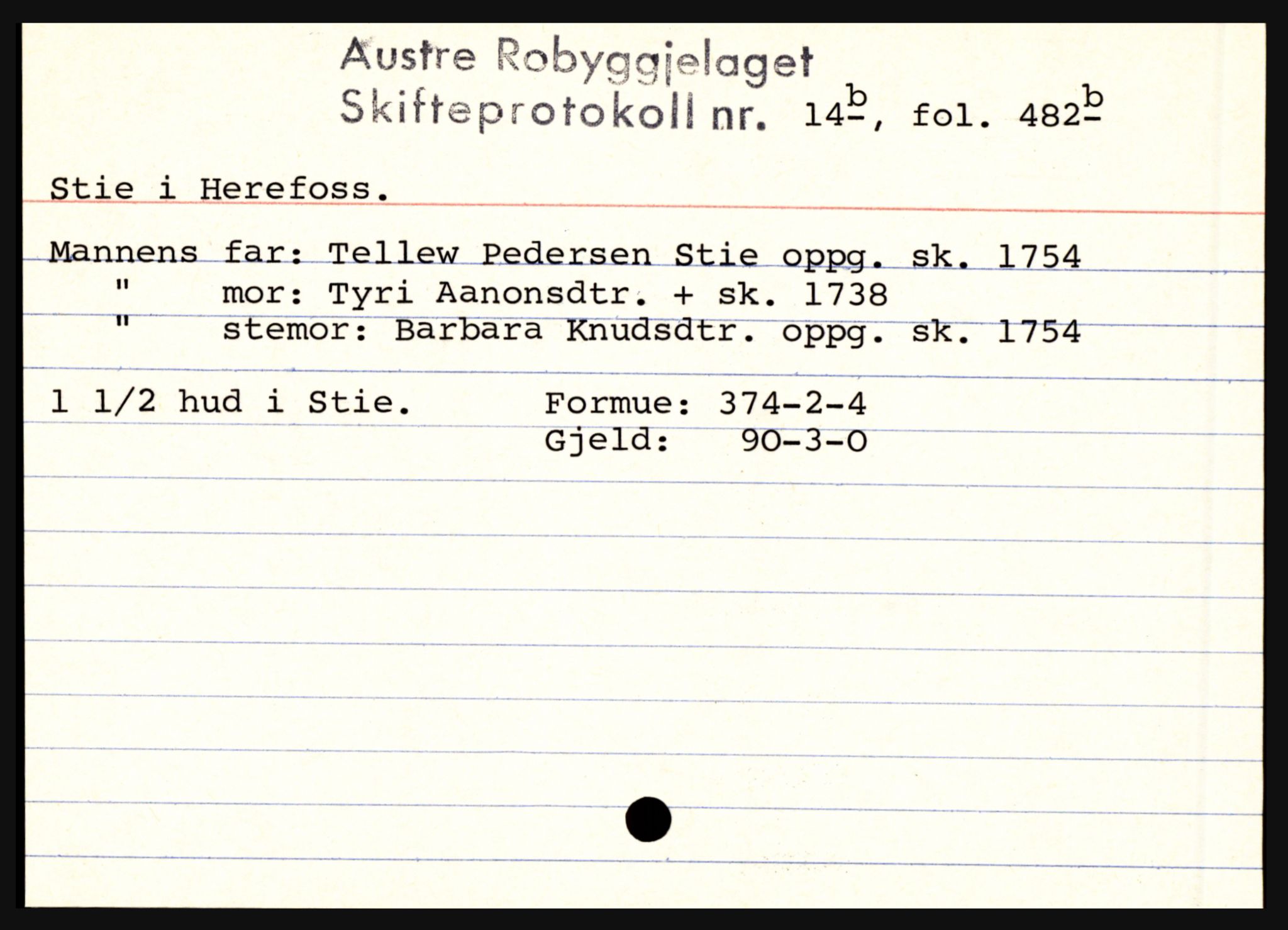 Østre Råbyggelag sorenskriveri, AV/SAK-1221-0016/H, p. 13079