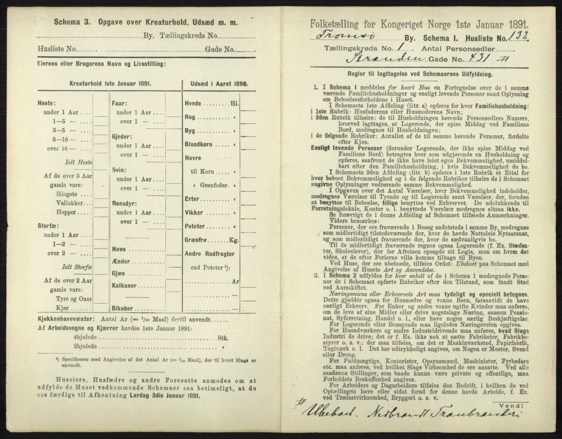 RA, 1891 census for 1902 Tromsø, 1891, p. 286