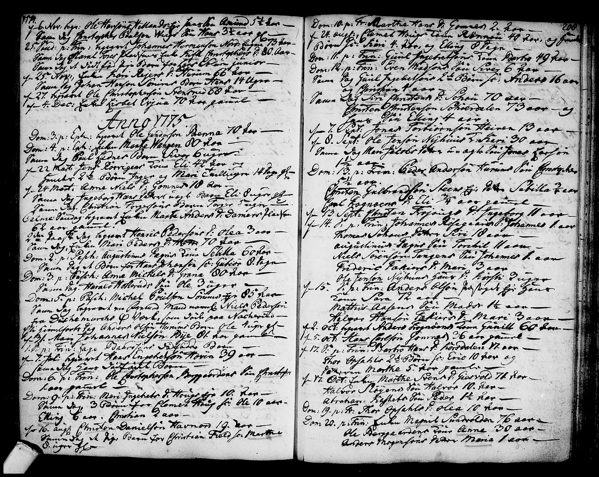 Hole kirkebøker, SAKO/A-228/F/Fa/L0002: Parish register (official) no. I 2, 1766-1814, p. 208