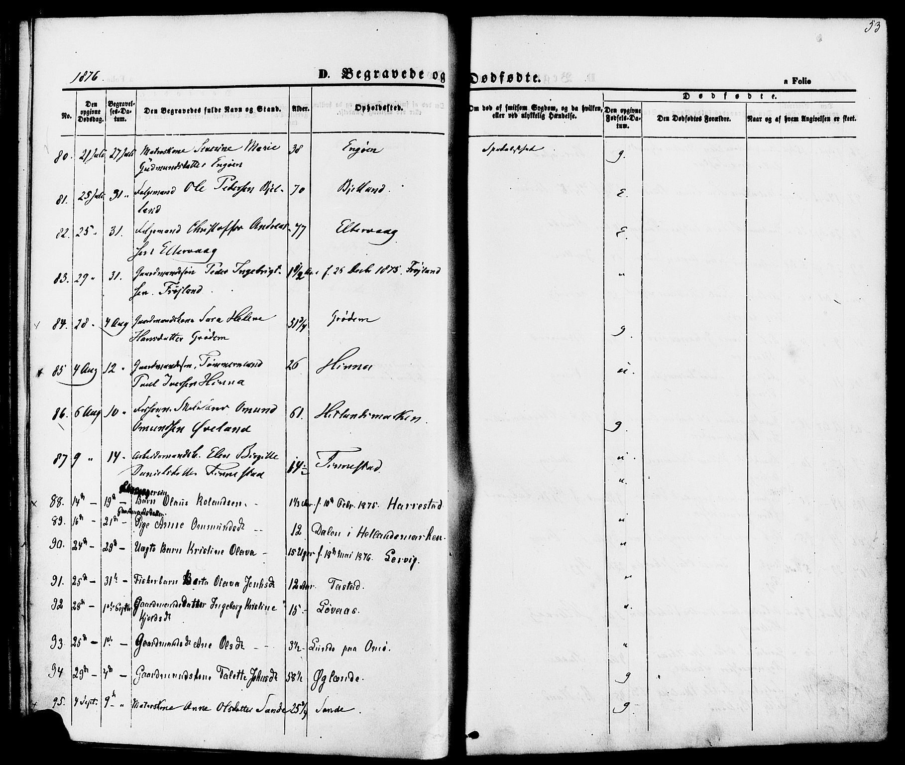 Hetland sokneprestkontor, AV/SAST-A-101826/30/30BA/L0006: Parish register (official) no. A 6, 1869-1884, p. 53