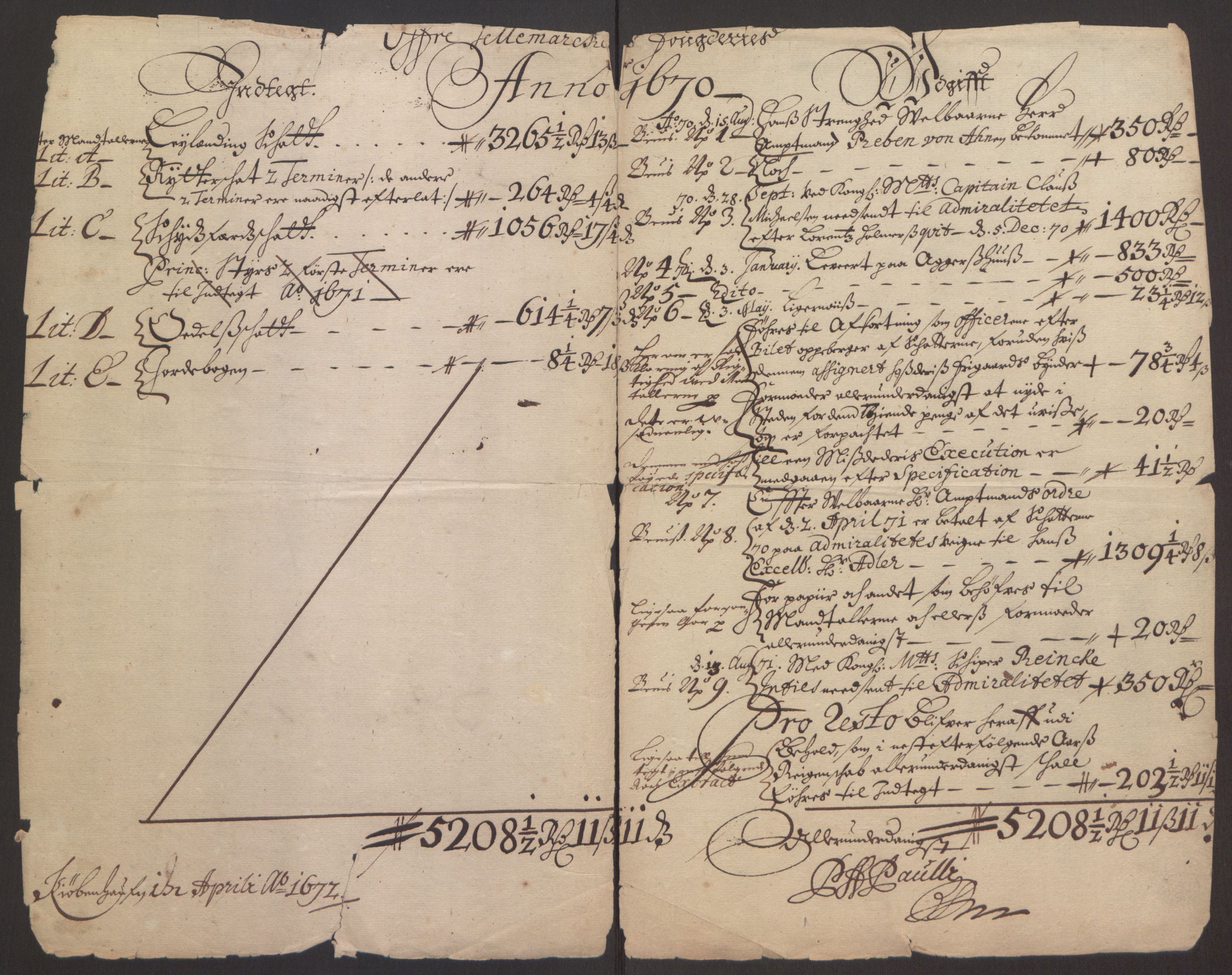 Rentekammeret inntil 1814, Reviderte regnskaper, Fogderegnskap, RA/EA-4092/R35/L2059: Fogderegnskap Øvre og Nedre Telemark, 1668-1670, p. 88