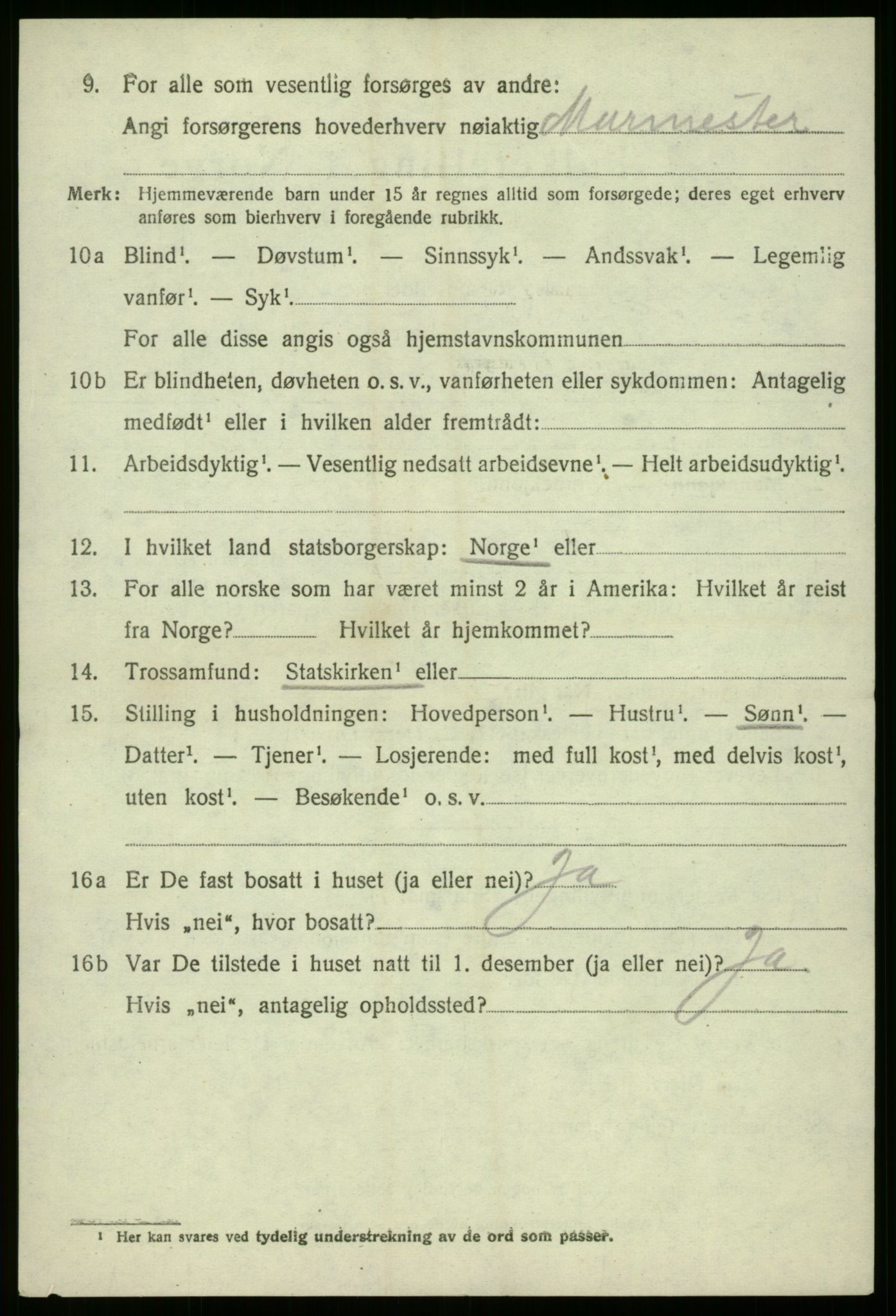 SAB, 1920 census for Eid, 1920, p. 1997