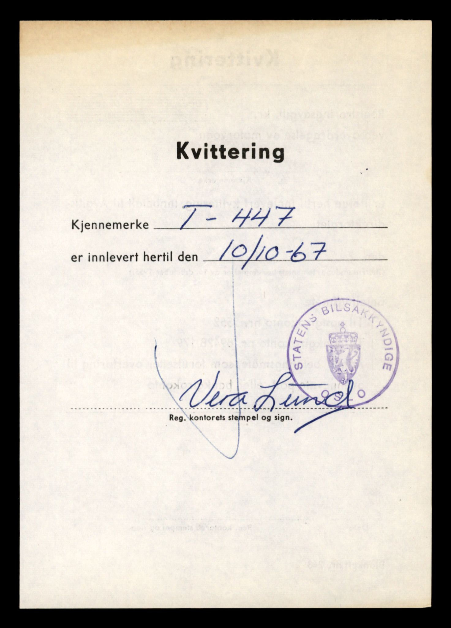 Møre og Romsdal vegkontor - Ålesund trafikkstasjon, SAT/A-4099/F/Fe/L0005: Registreringskort for kjøretøy T 443 - T 546, 1927-1998, p. 2327