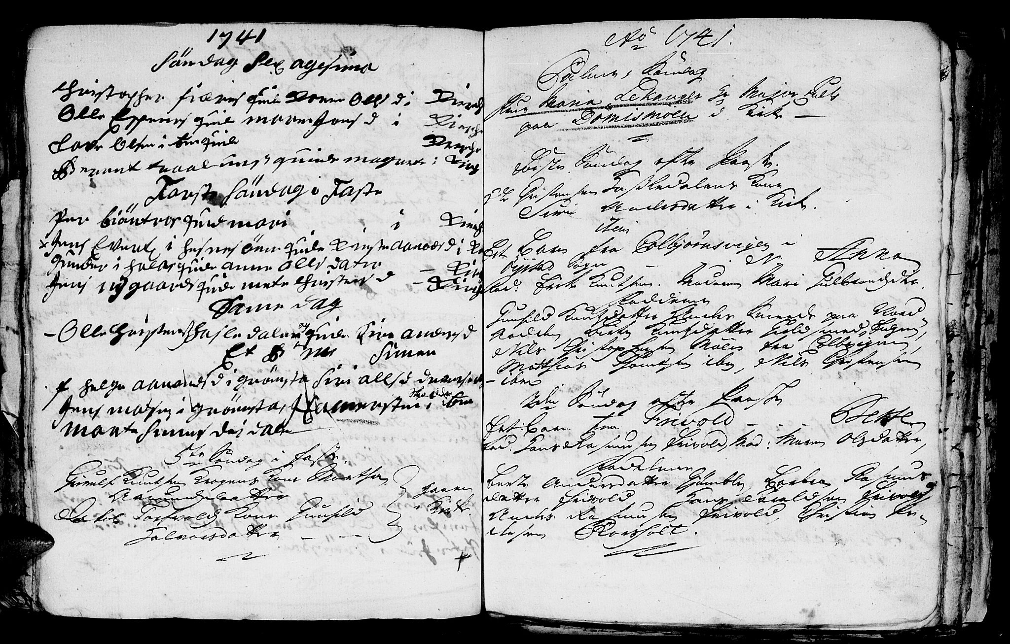 Fjære sokneprestkontor, AV/SAK-1111-0011/F/Fb/L0001: Parish register (copy) no. B 1, 1732-1750, p. 84