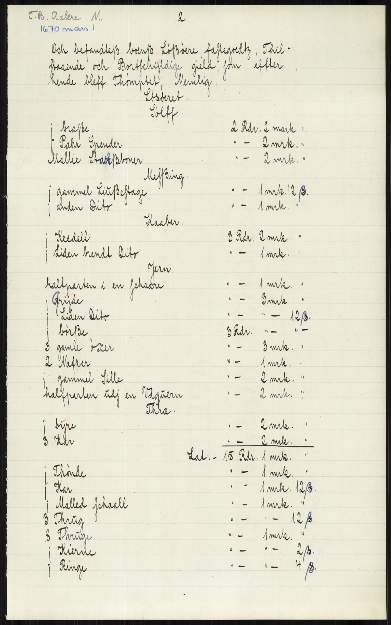 Samlinger til kildeutgivelse, Diplomavskriftsamlingen, AV/RA-EA-4053/H/Ha, p. 33