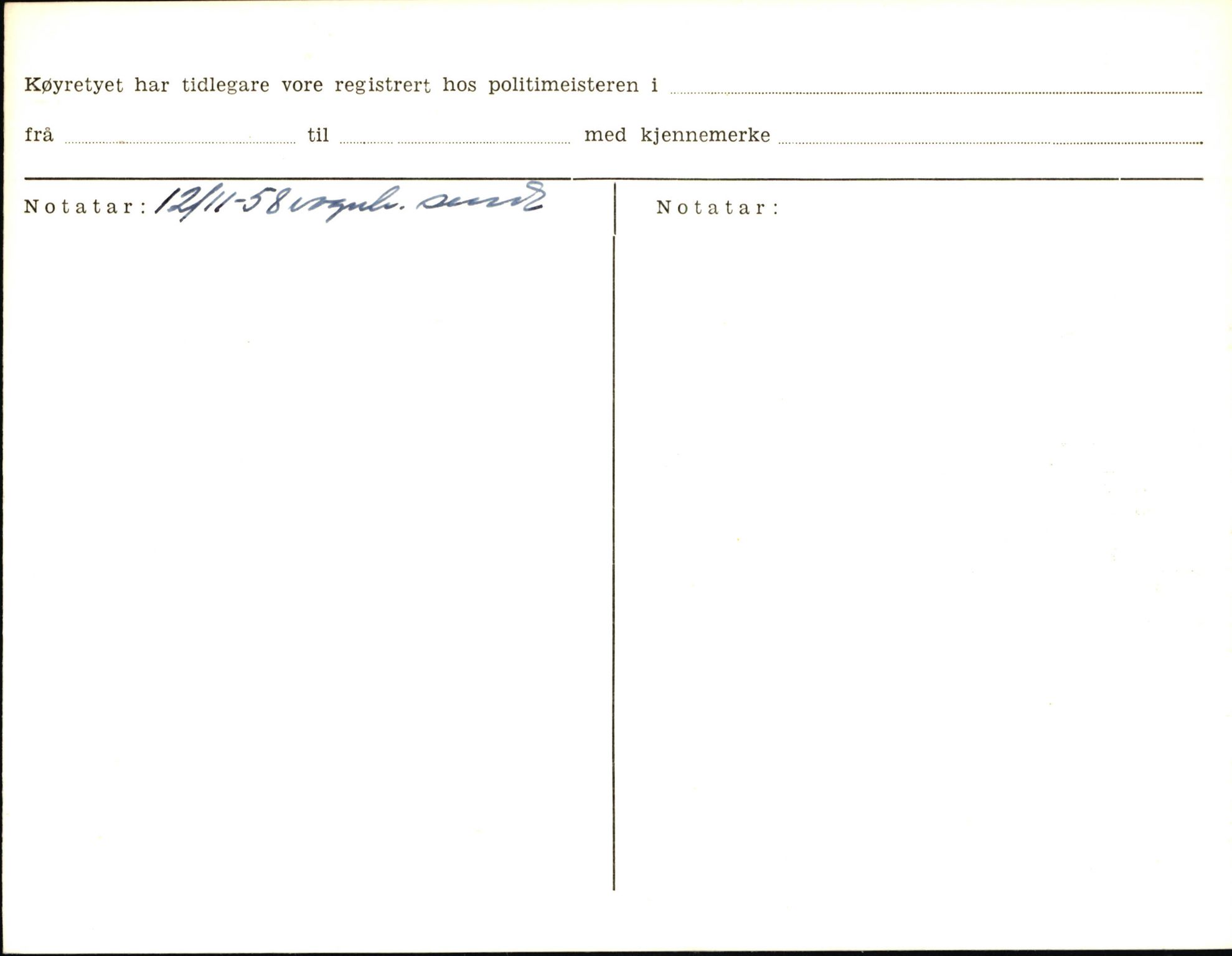 Statens vegvesen, Sogn og Fjordane vegkontor, AV/SAB-A-5301/4/F/L0006: Registerkort utmeldte Fjordane S8300-9500, 1930-1961, p. 143