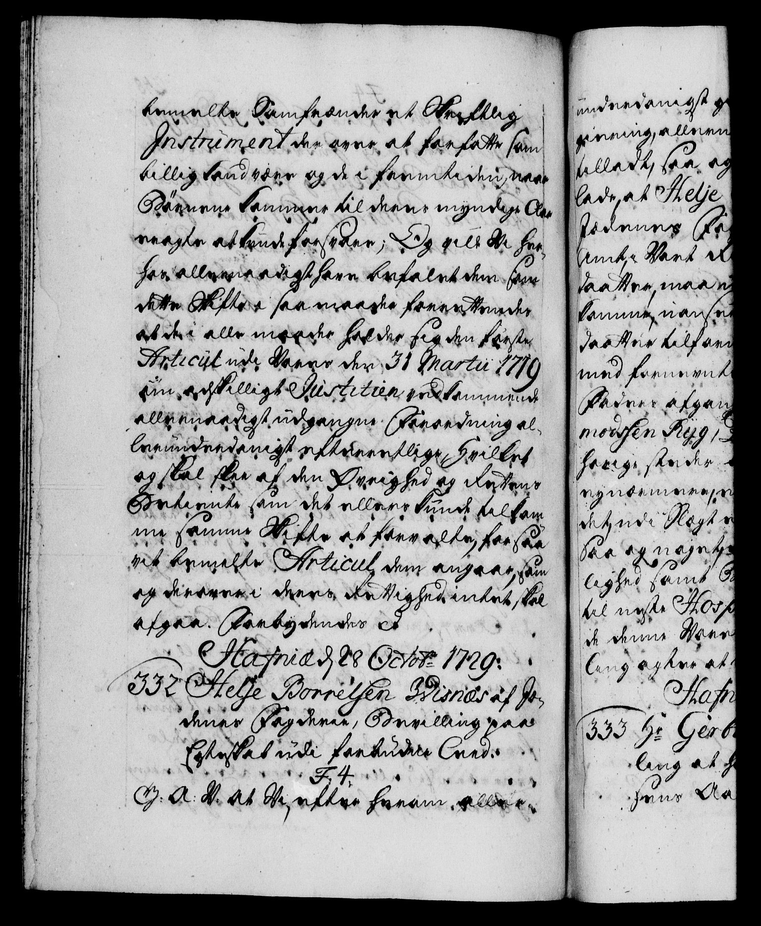 Danske Kanselli 1572-1799, AV/RA-EA-3023/F/Fc/Fca/Fcaa/L0026: Norske registre, 1729-1730, p. 248b