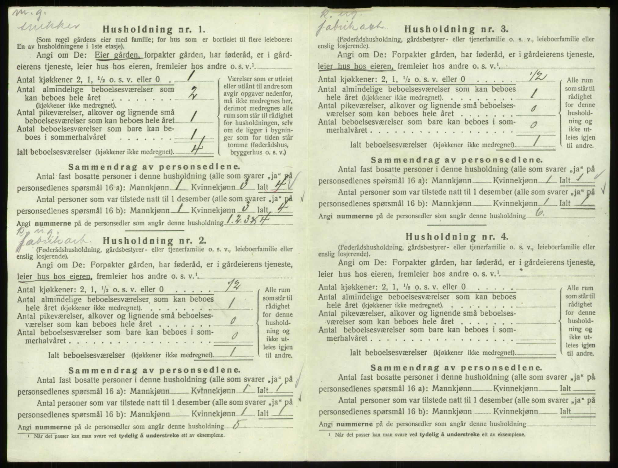 SAB, 1920 census for Åsane, 1920, p. 87