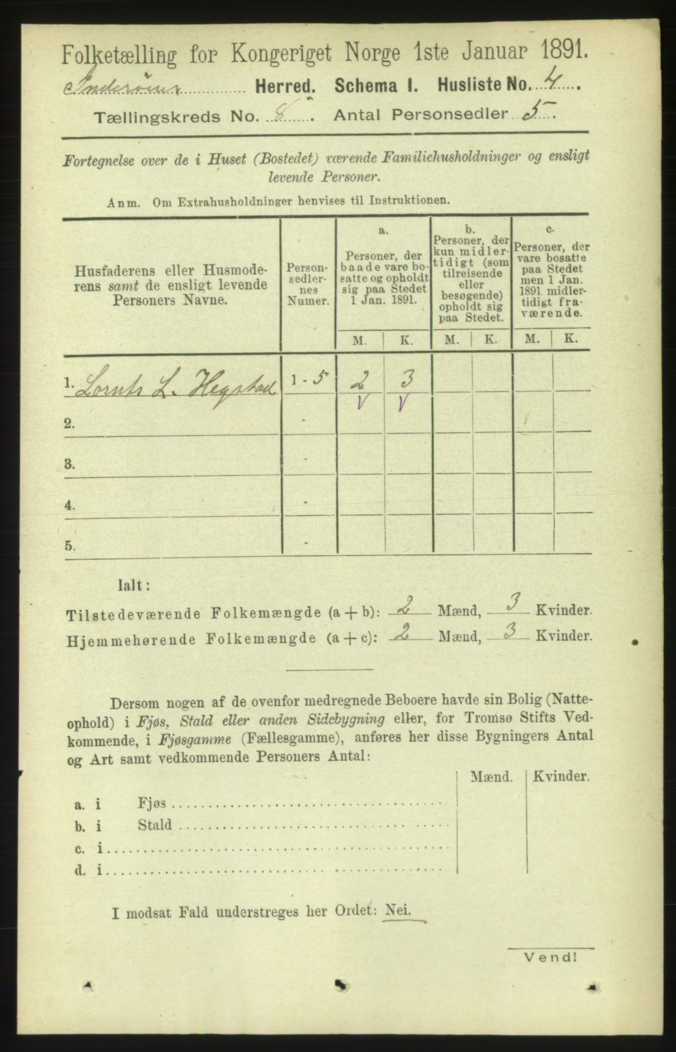 RA, 1891 census for 1729 Inderøy, 1891, p. 4425