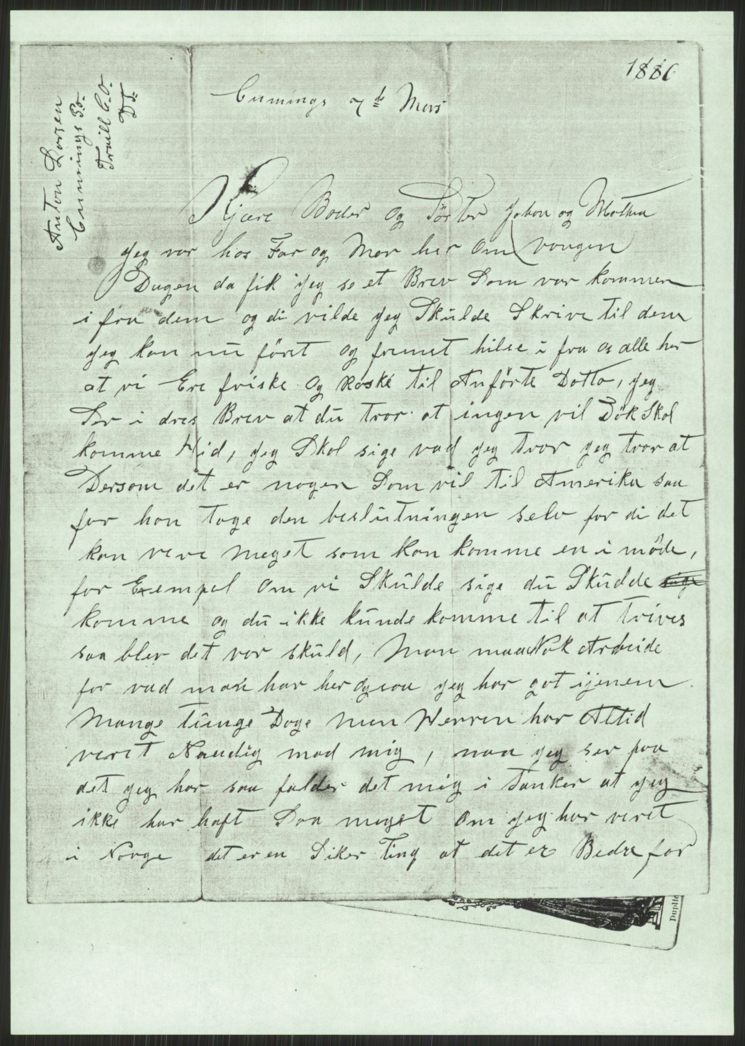 Samlinger til kildeutgivelse, Amerikabrevene, AV/RA-EA-4057/F/L0014: Innlån fra Oppland: Nyberg - Slettahaugen, 1838-1914, p. 59