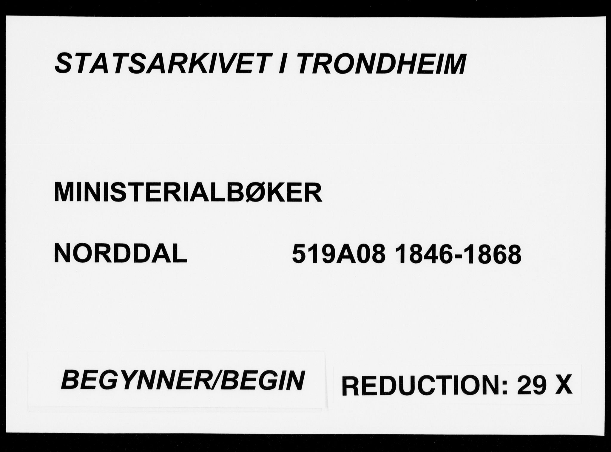 Ministerialprotokoller, klokkerbøker og fødselsregistre - Møre og Romsdal, SAT/A-1454/519/L0249: Parish register (official) no. 519A08, 1846-1868