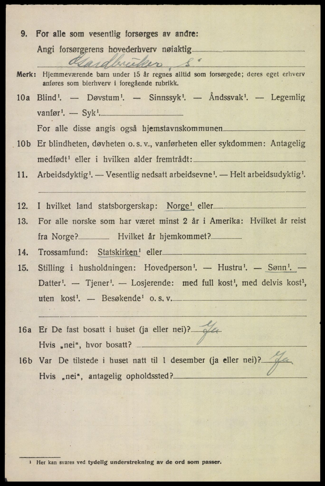 SAK, 1920 census for Halse og Harkmark, 1920, p. 7260