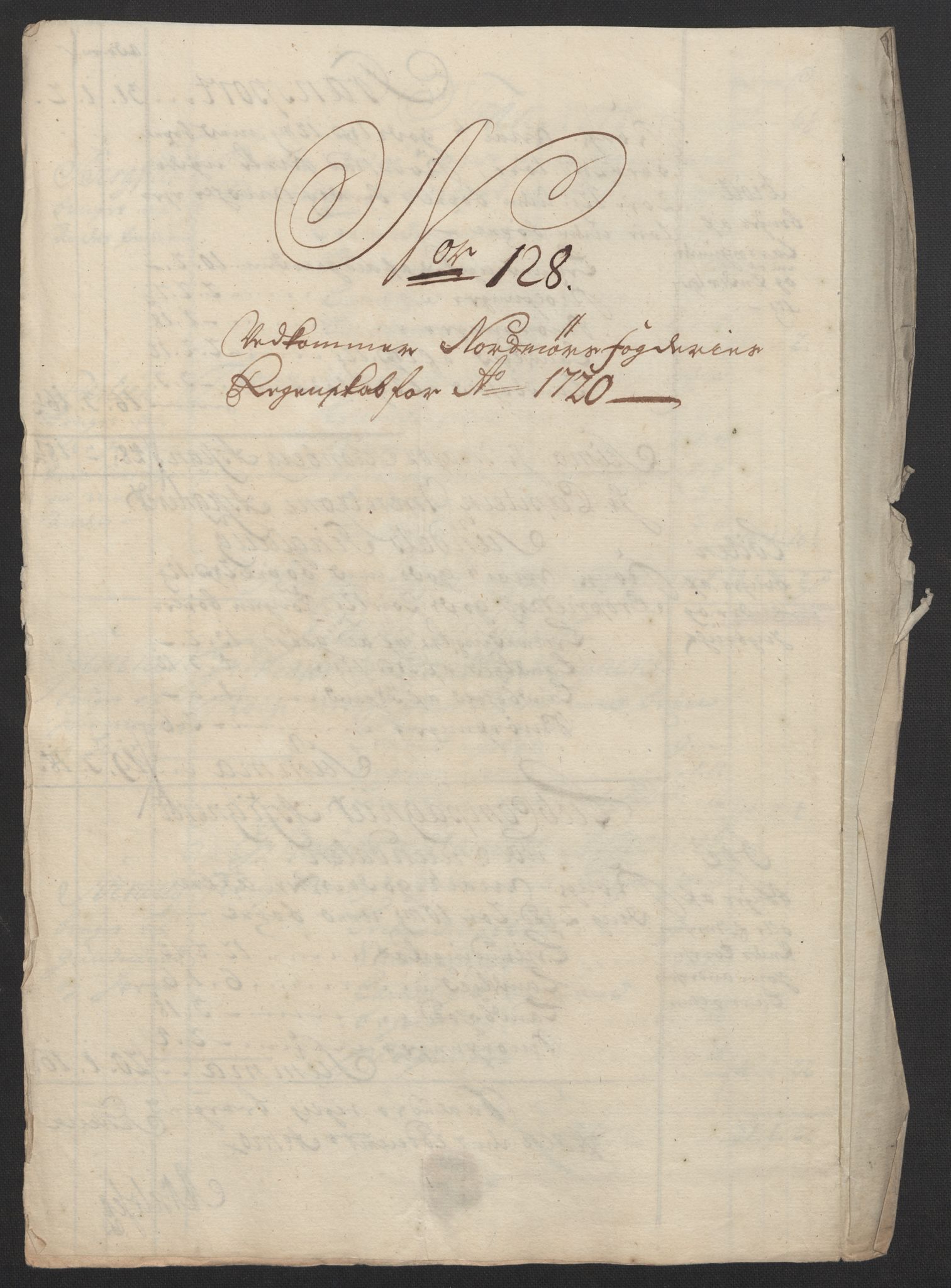 Rentekammeret inntil 1814, Reviderte regnskaper, Fogderegnskap, RA/EA-4092/R56/L3753: Fogderegnskap Nordmøre, 1720, p. 440