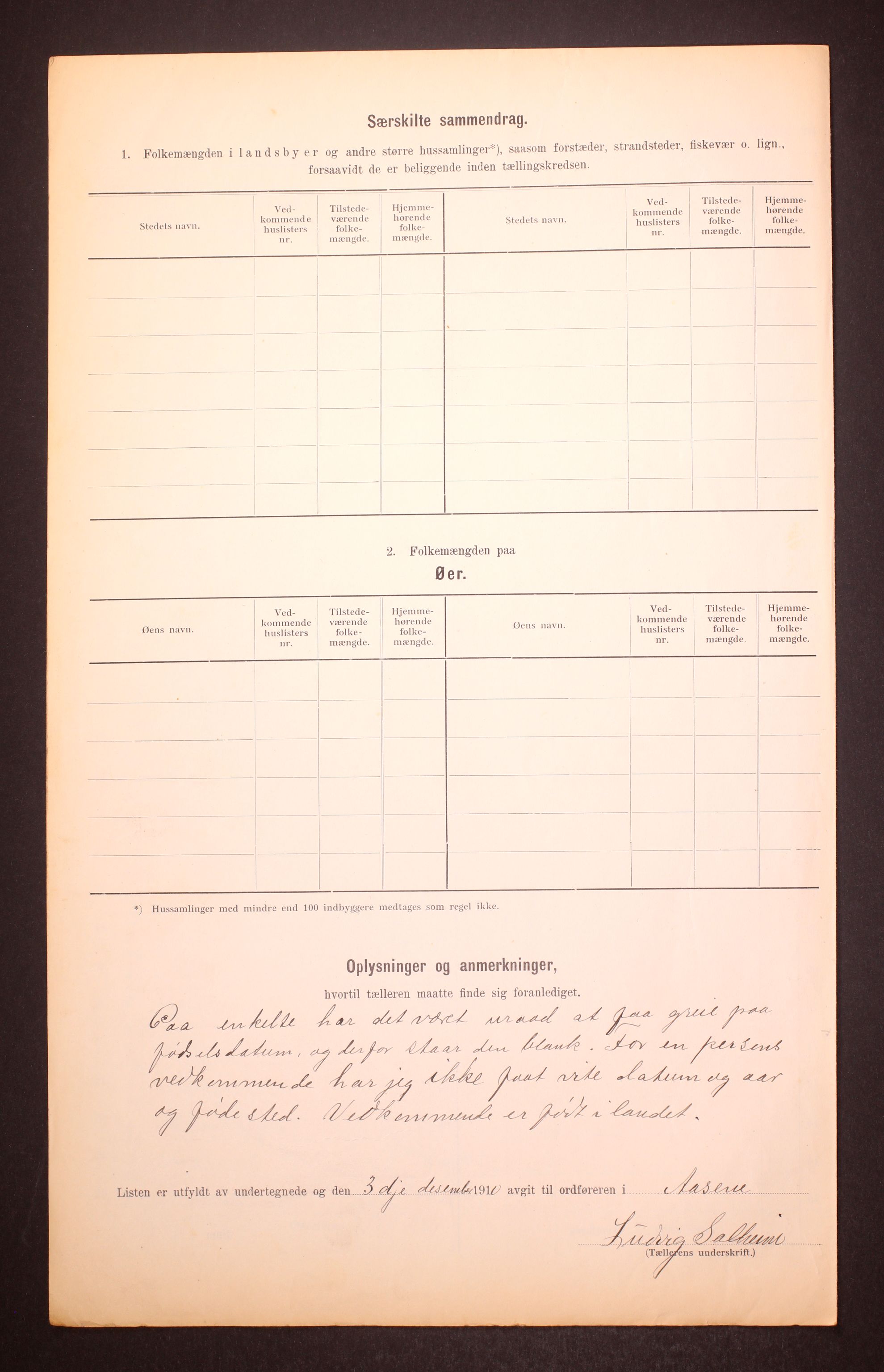 RA, 1910 census for Åsane, 1910, p. 15