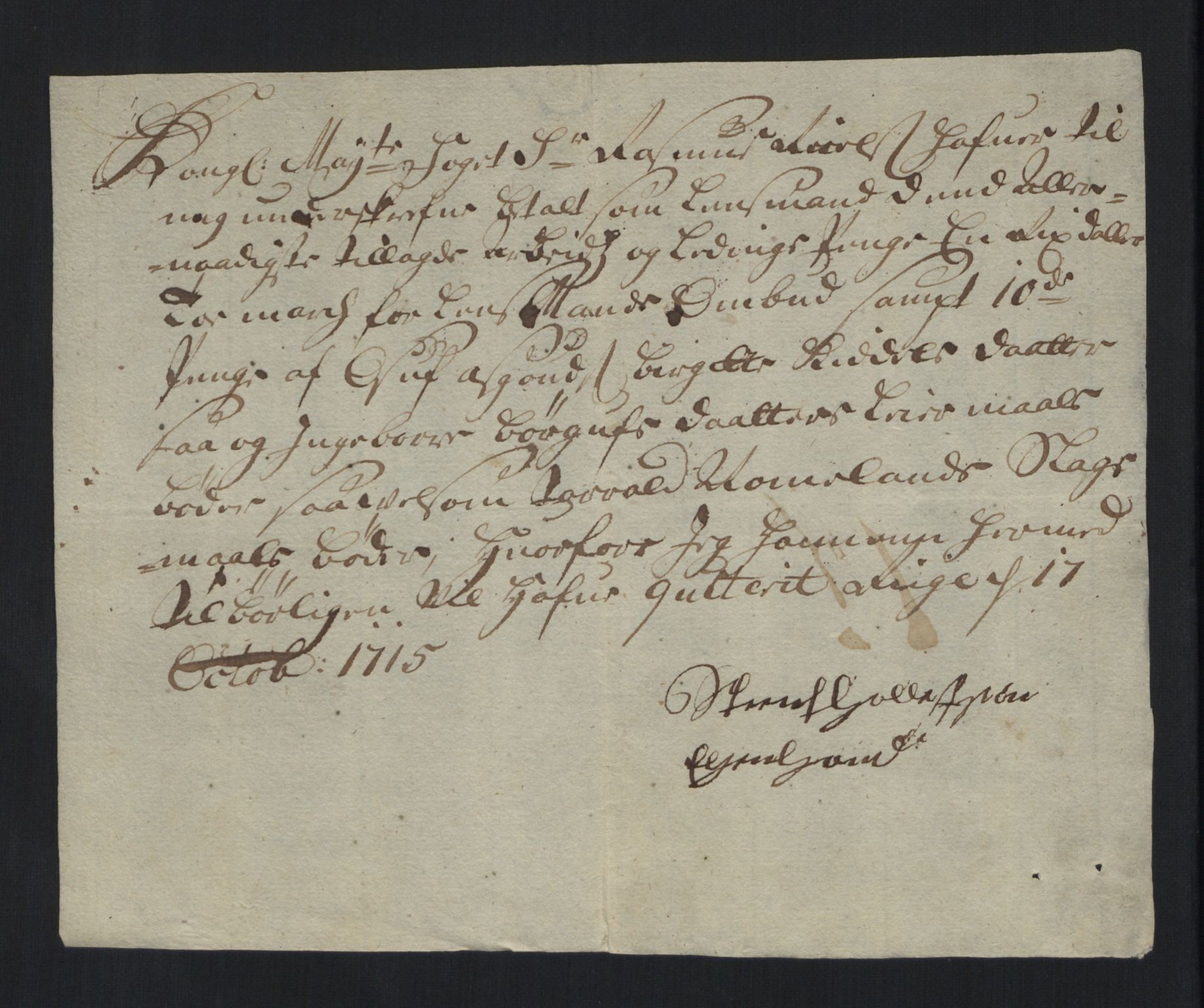 Rentekammeret inntil 1814, Reviderte regnskaper, Fogderegnskap, AV/RA-EA-4092/R40/L2451: Fogderegnskap Råbyggelag, 1714-1715, p. 348