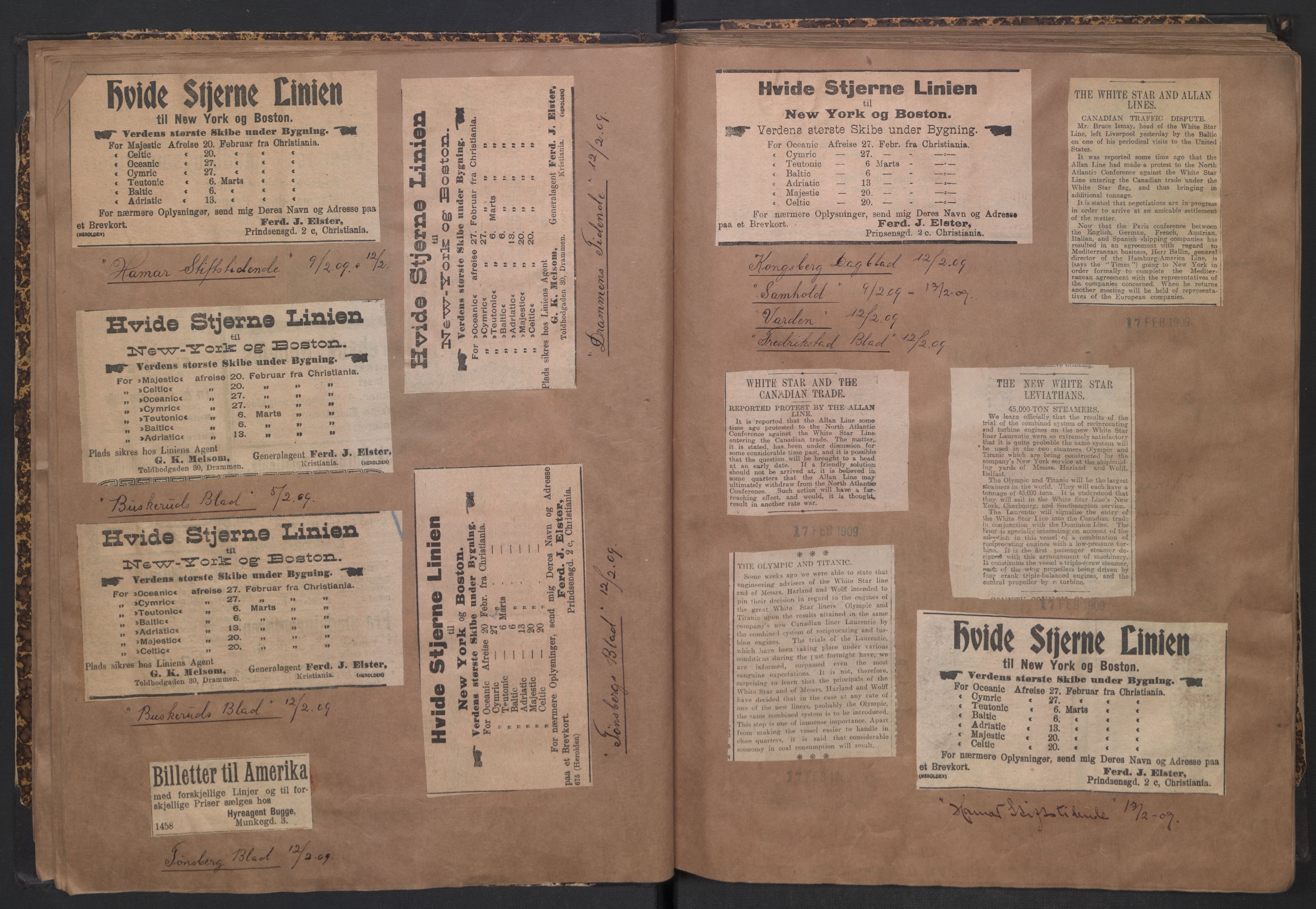 White Star-linjen, AV/SAO-PAO-0201/D/Dc/L0001: Utklippingsbok, 1909-1924, p. 18