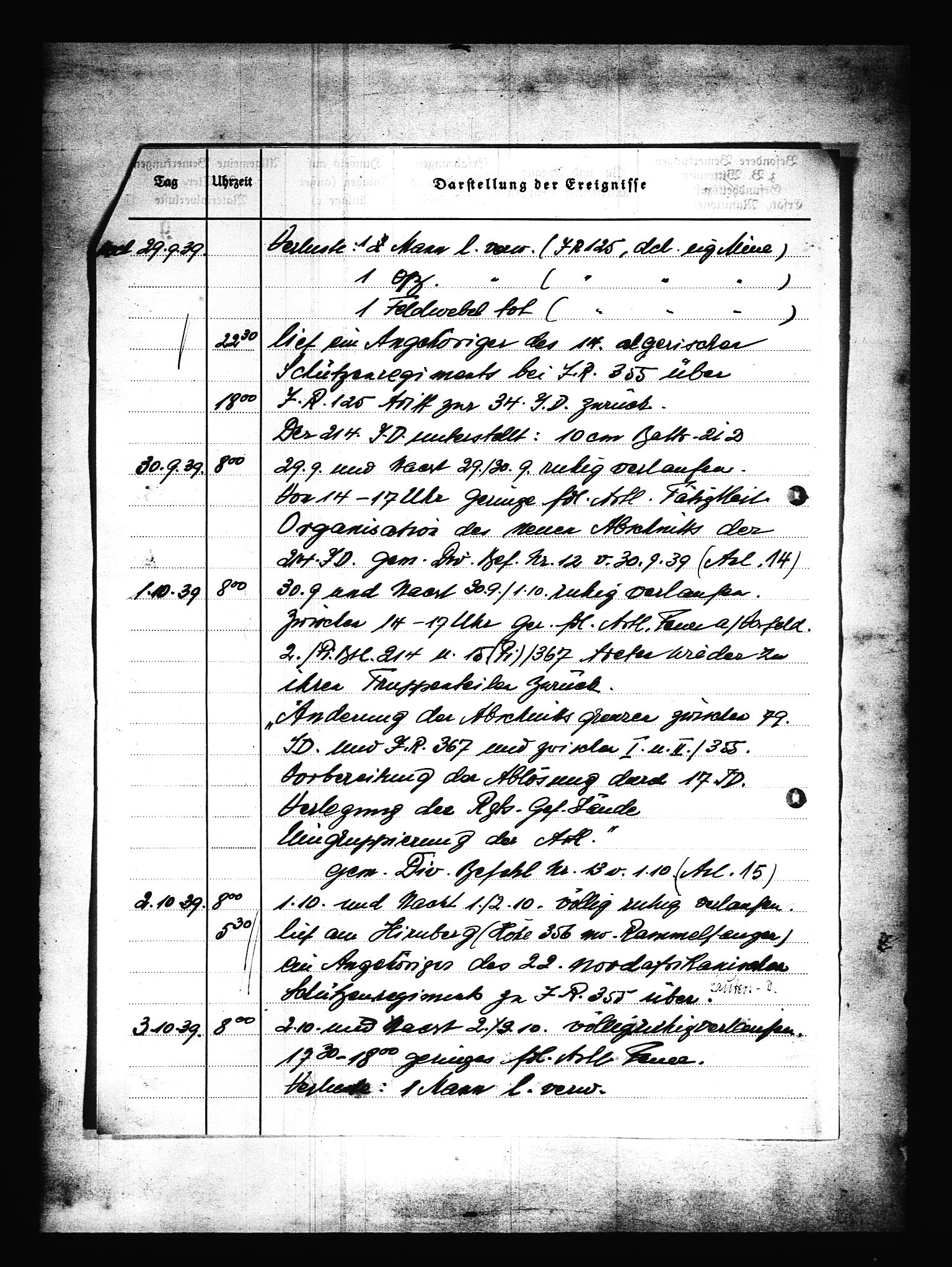 Documents Section, AV/RA-RAFA-2200/V/L0088: Amerikansk mikrofilm "Captured German Documents".
Box No. 727.  FKA jnr. 601/1954., 1939-1940, p. 488