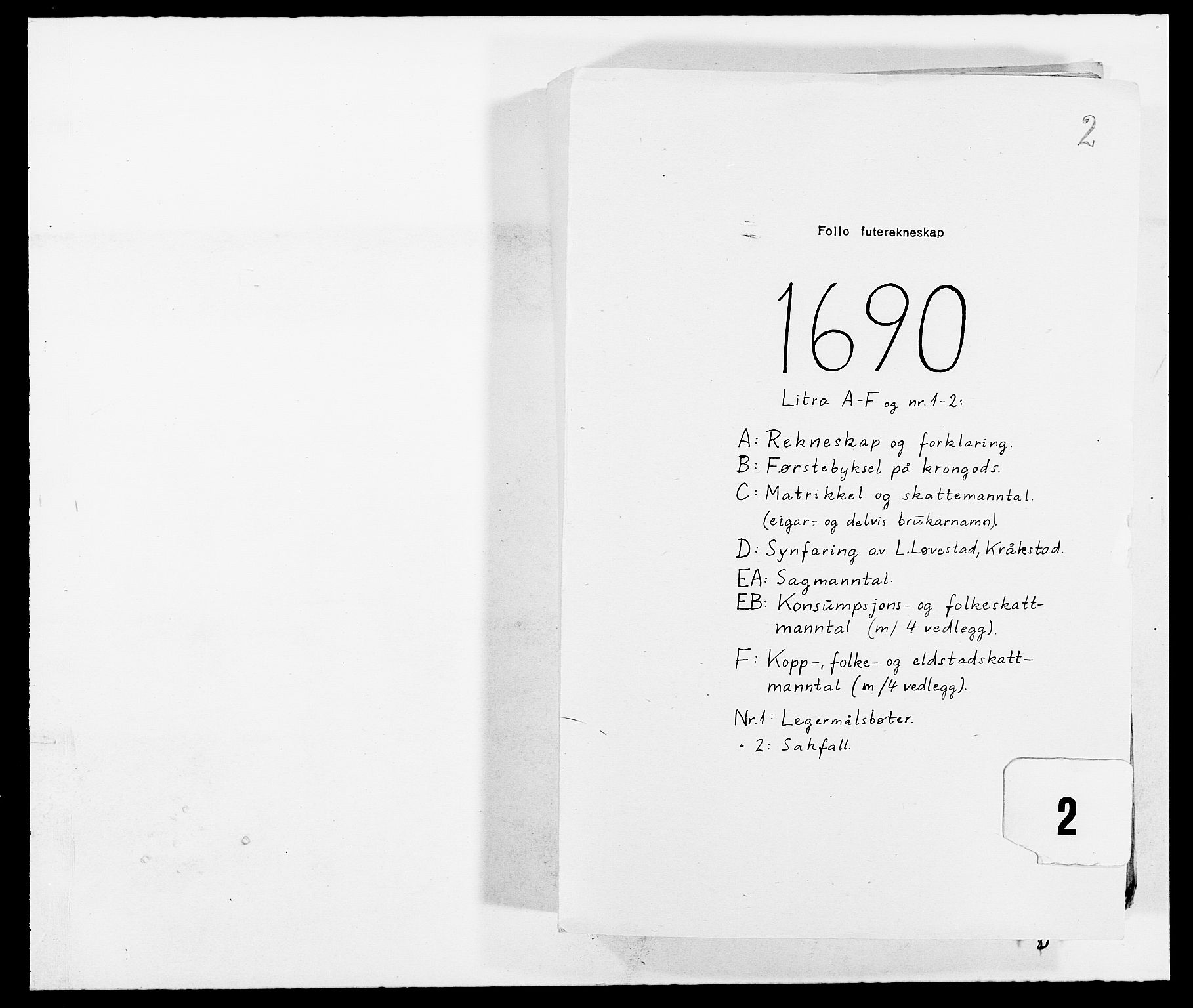 Rentekammeret inntil 1814, Reviderte regnskaper, Fogderegnskap, AV/RA-EA-4092/R09/L0435: Fogderegnskap Follo, 1689-1691, p. 206