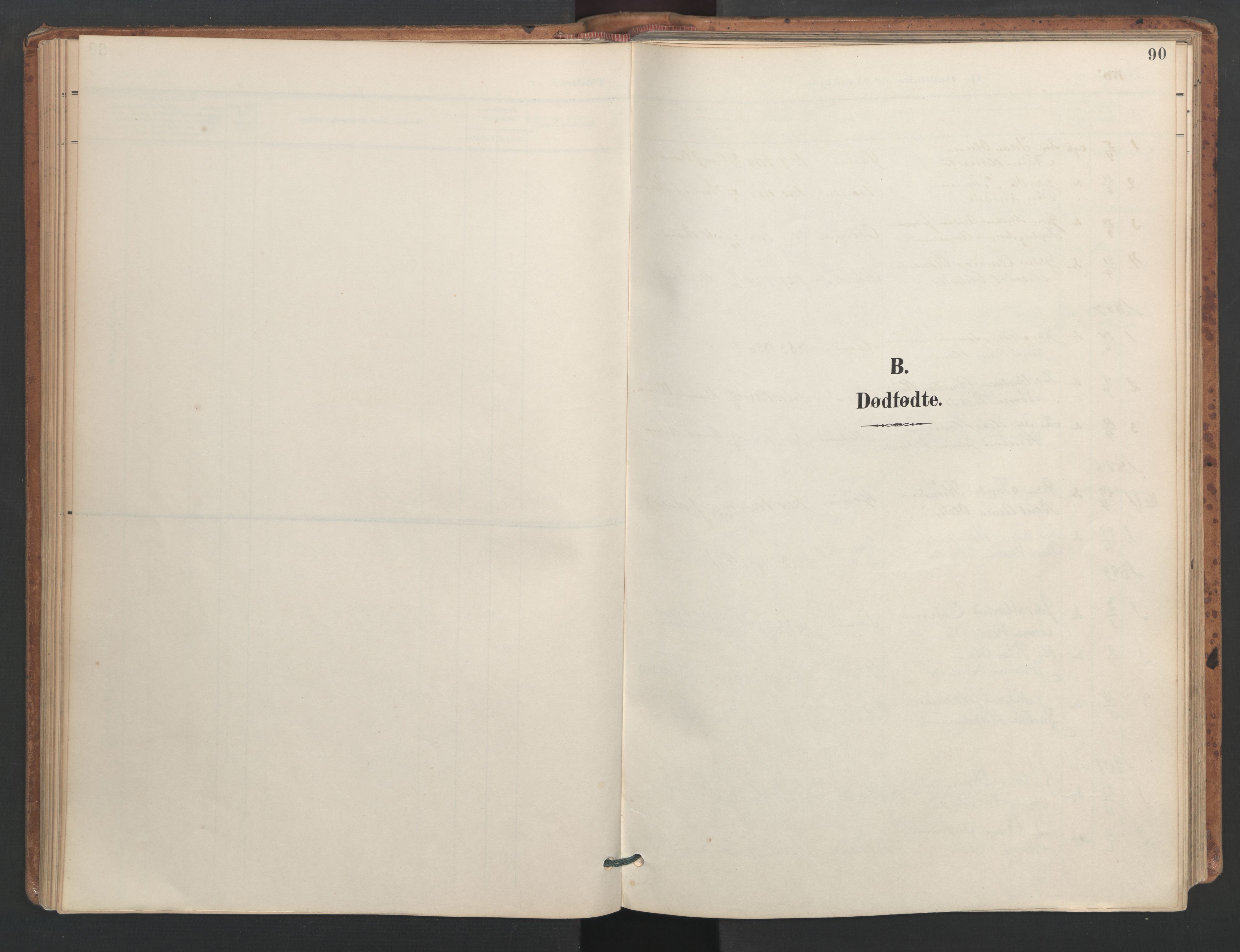 Ministerialprotokoller, klokkerbøker og fødselsregistre - Sør-Trøndelag, SAT/A-1456/655/L0681: Parish register (official) no. 655A10, 1895-1907, p. 90