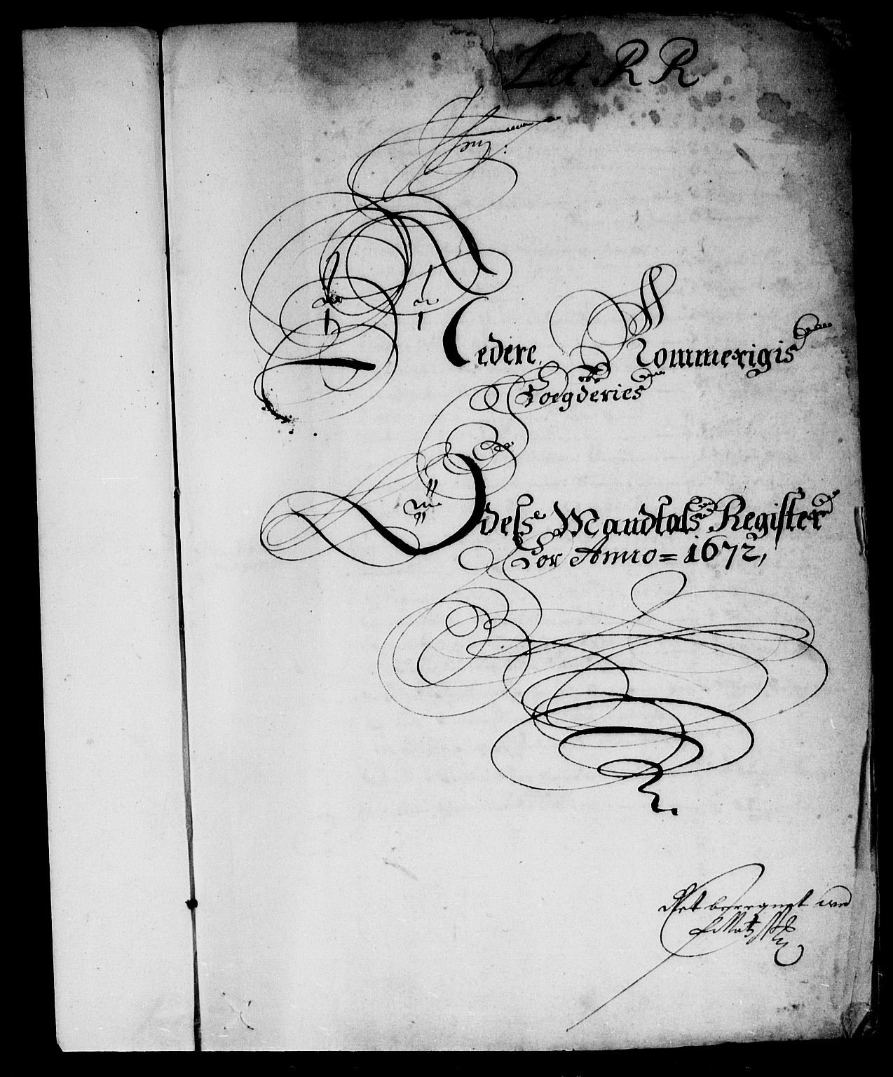 Rentekammeret inntil 1814, Reviderte regnskaper, Stiftamtstueregnskaper, Landkommissariatet på Akershus og Akershus stiftamt, AV/RA-EA-5869/R/Rb/L0084: Akershus stiftamt, 1672