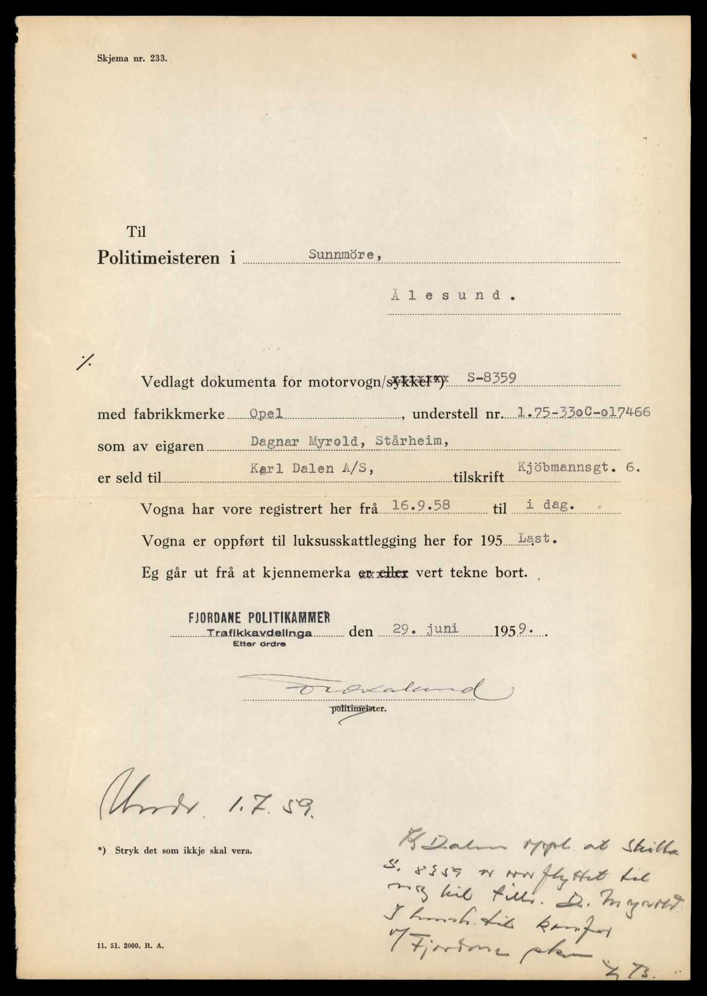 Møre og Romsdal vegkontor - Ålesund trafikkstasjon, AV/SAT-A-4099/F/Fe/L0035: Registreringskort for kjøretøy T 12653 - T 12829, 1927-1998, p. 1979