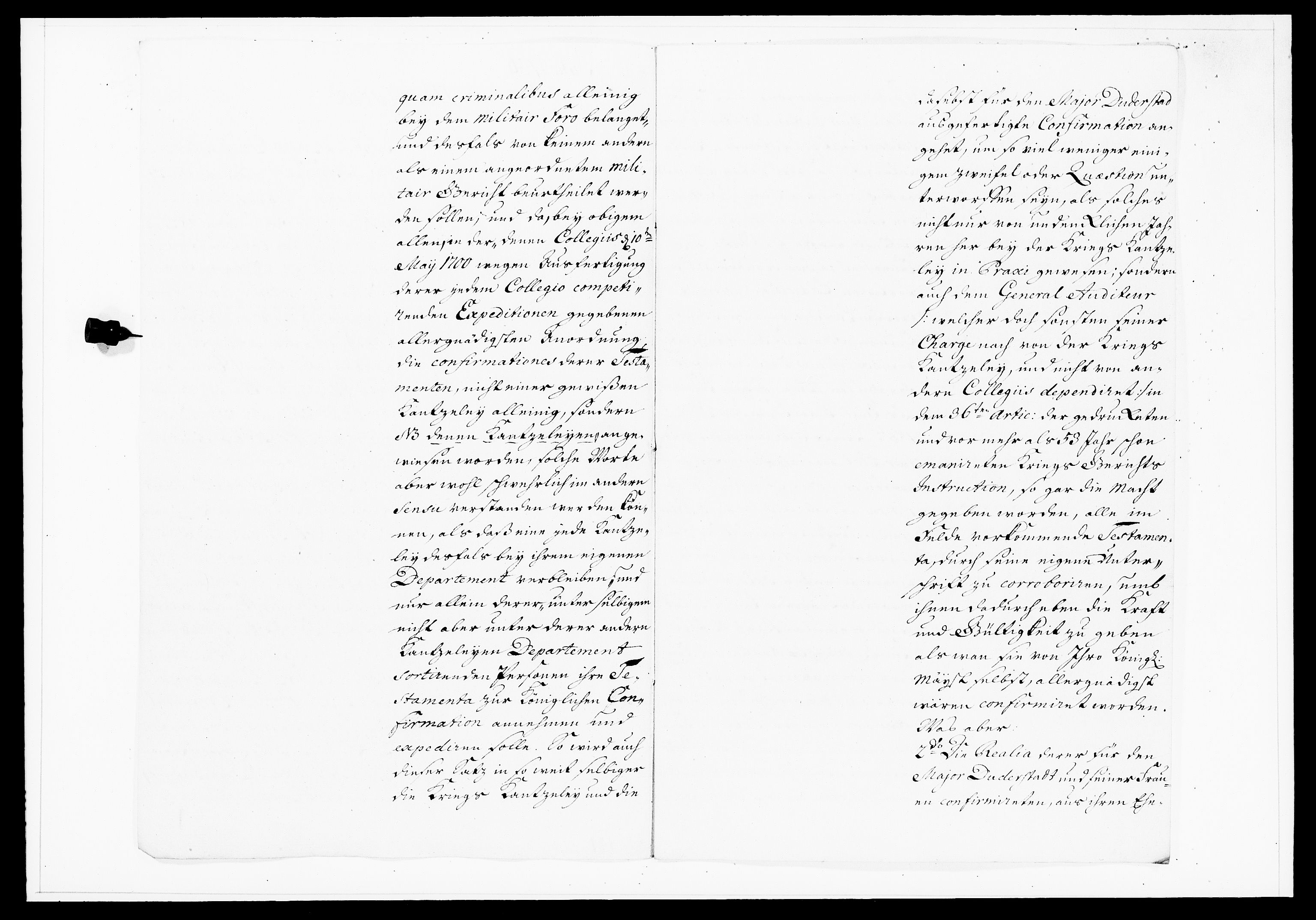 Krigskollegiet, Krigskancelliet, DRA/A-0006/-/1130-1137: Refererede sager, 1736, p. 222