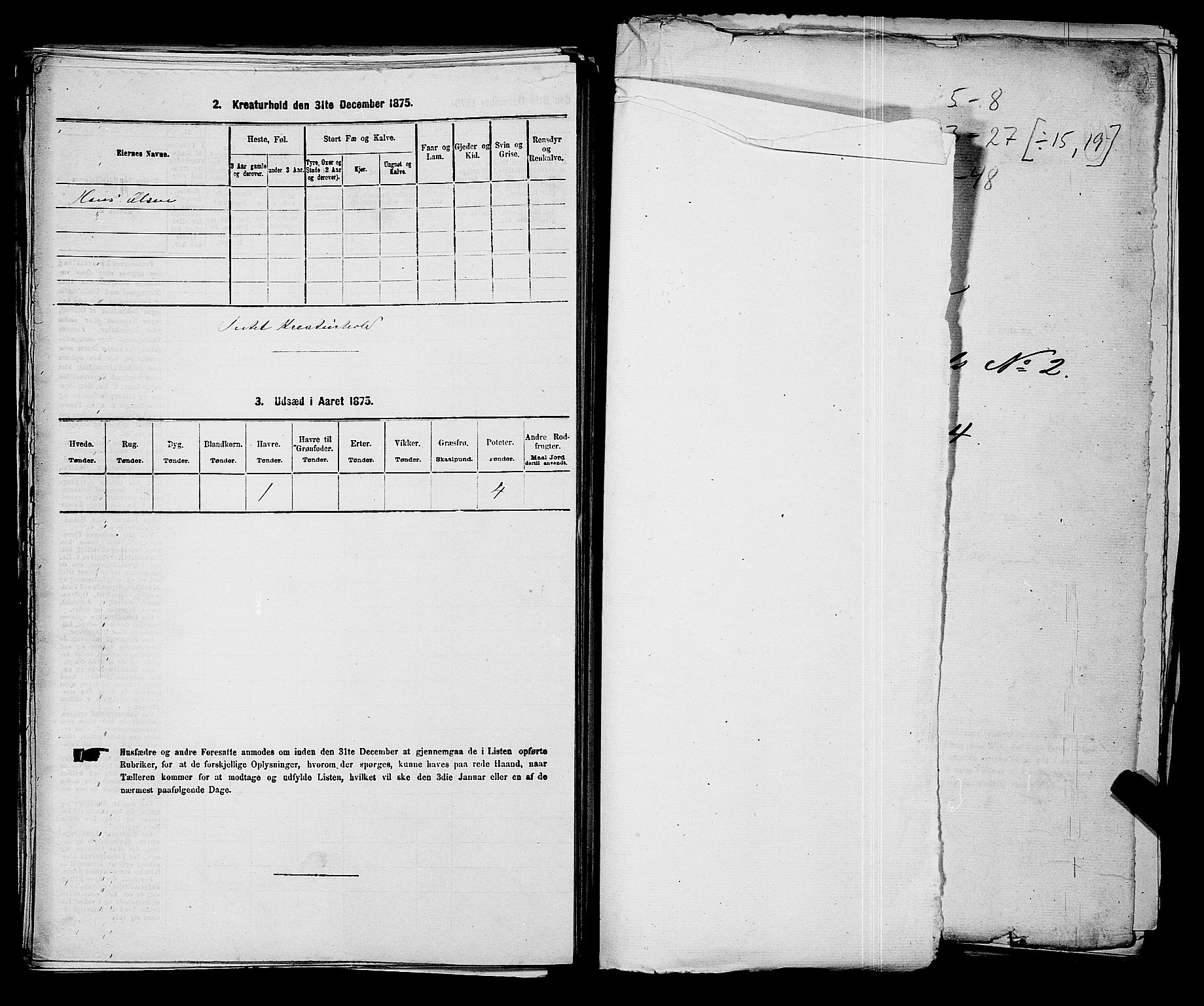 RA, 1875 census for 0136P Rygge, 1875, p. 286