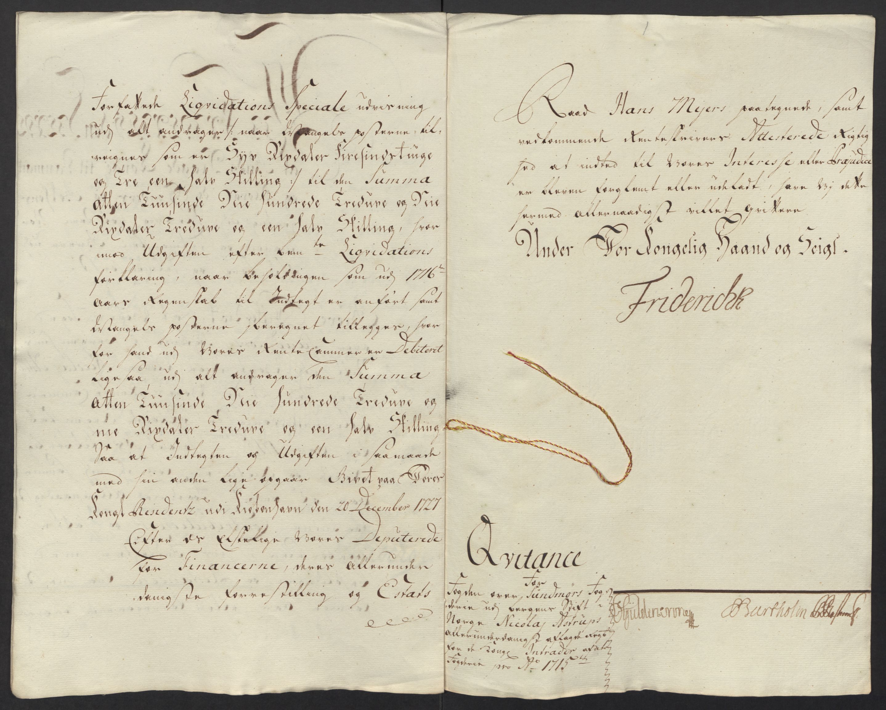 Rentekammeret inntil 1814, Reviderte regnskaper, Fogderegnskap, AV/RA-EA-4092/R54/L3567: Fogderegnskap Sunnmøre, 1715, p. 15