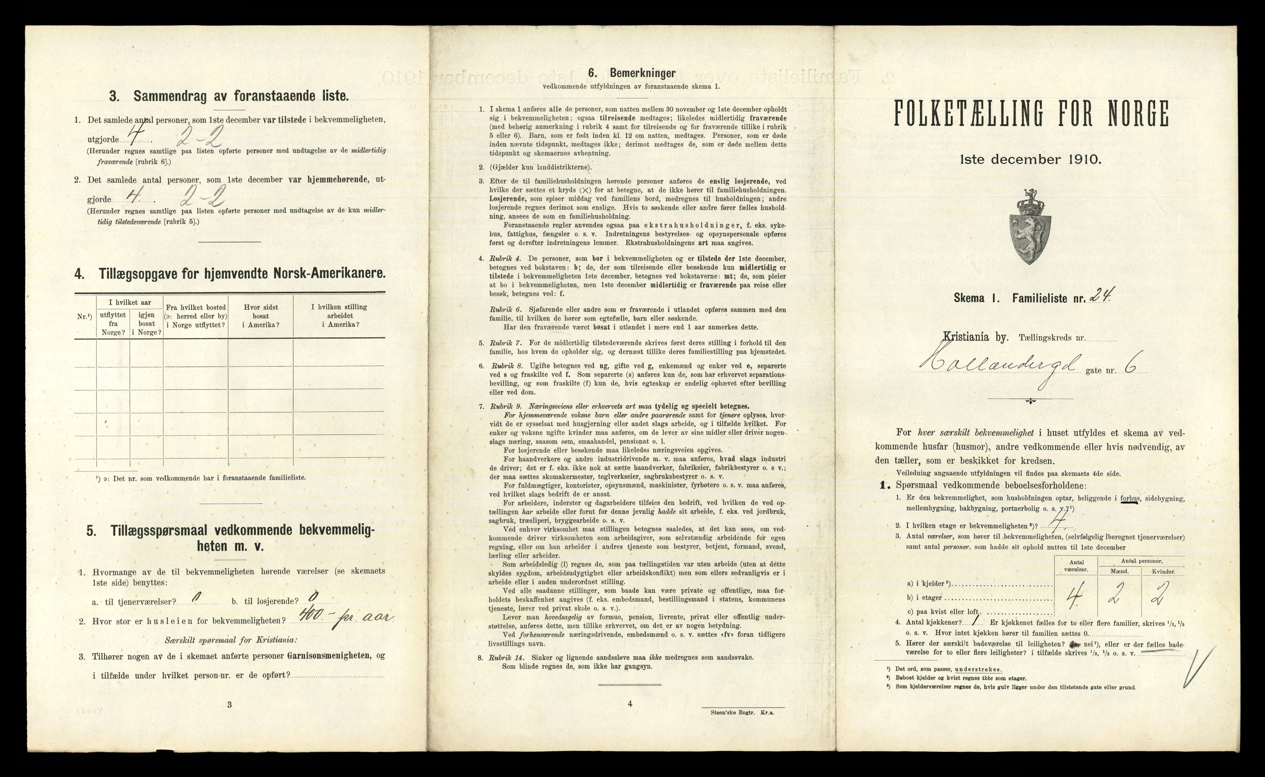 RA, 1910 census for Kristiania, 1910, p. 39919